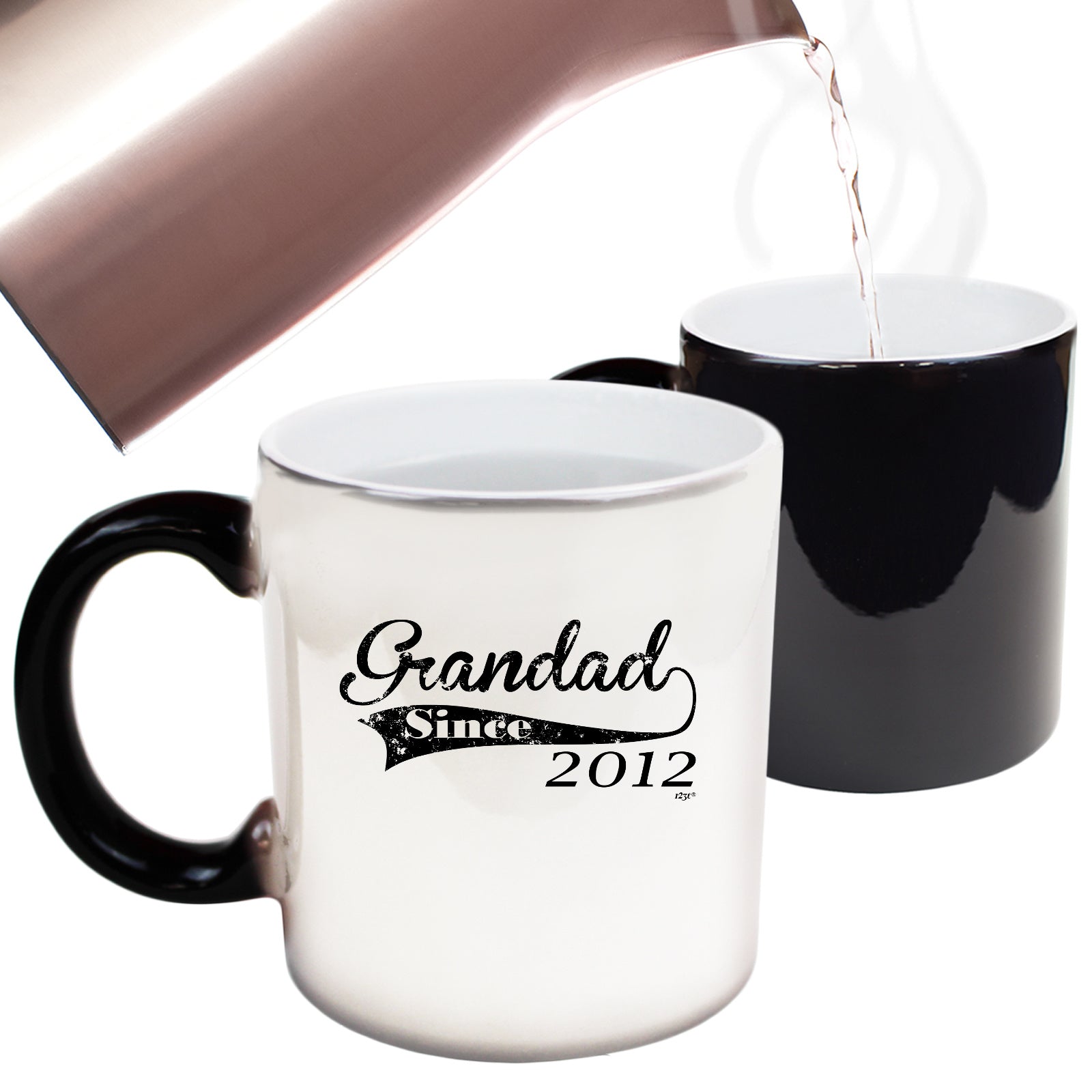 Grandad Since 2012 - Funny Colour Changing Mug