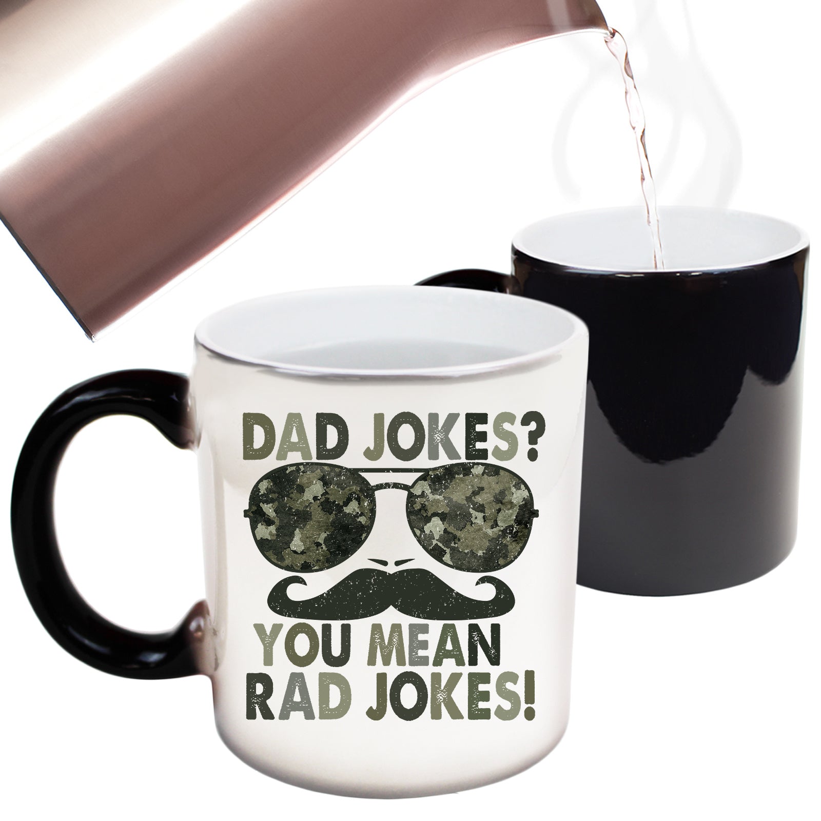 Dad Jokes You Mean Rad Jokes Father - Funny Colour Changing Mug