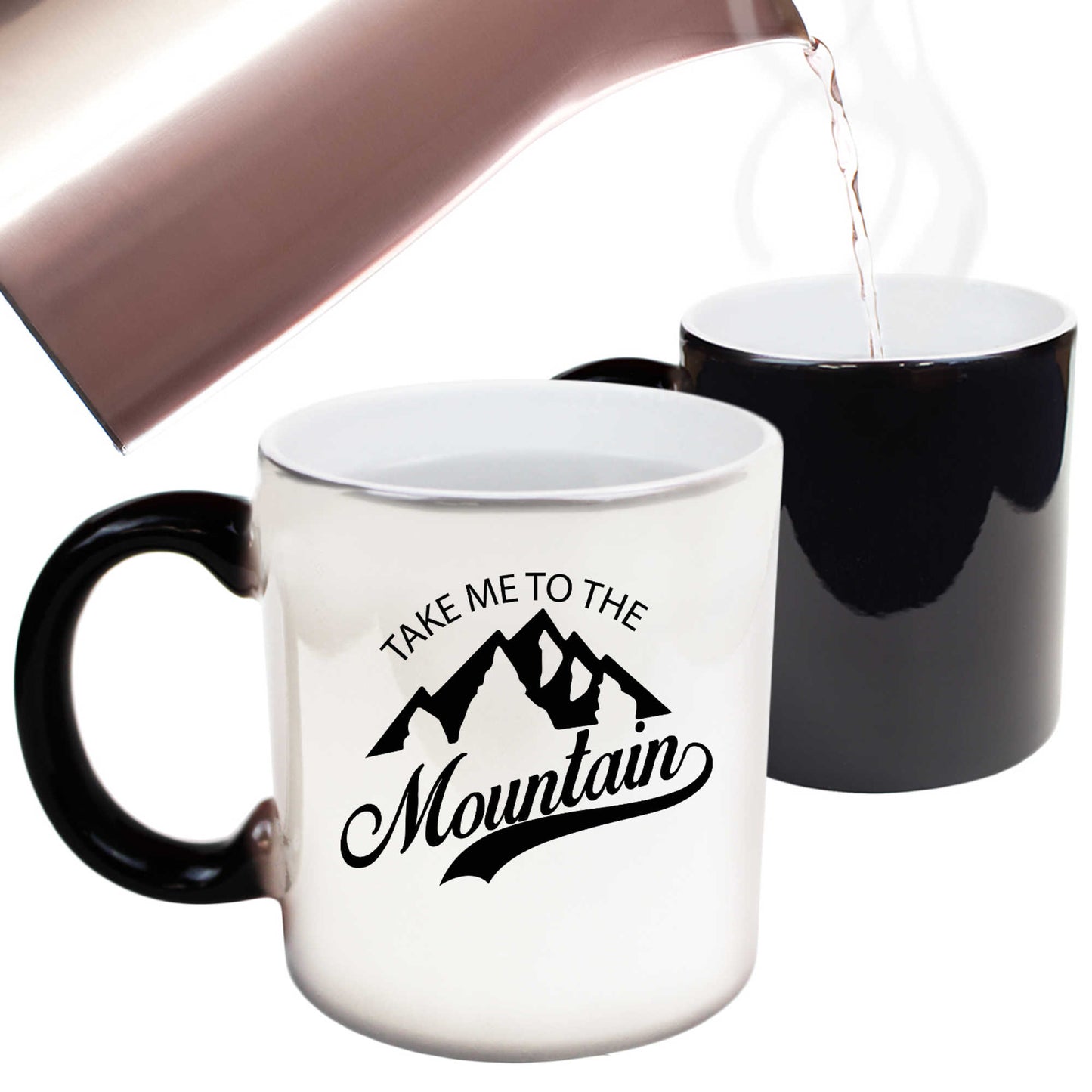 Take Me To The Mountain Hiking Climbing - Funny Colour Changing Mug