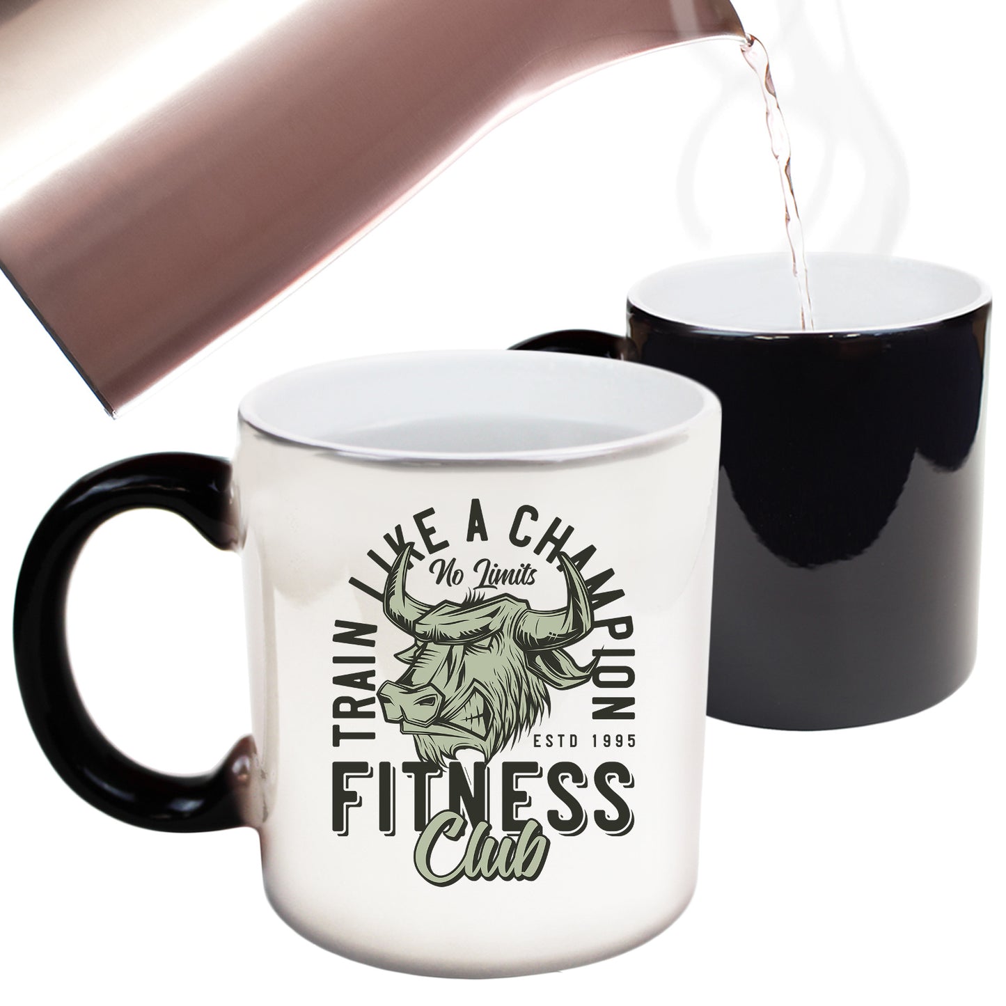 Train Like A Champion Swps Bodybuilding Gym - Funny Colour Changing Mug