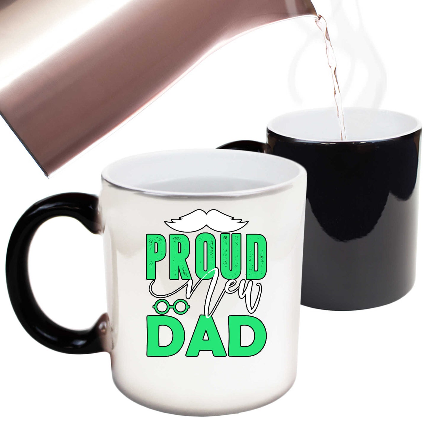 Proud New Dad Father - Funny Colour Changing Mug