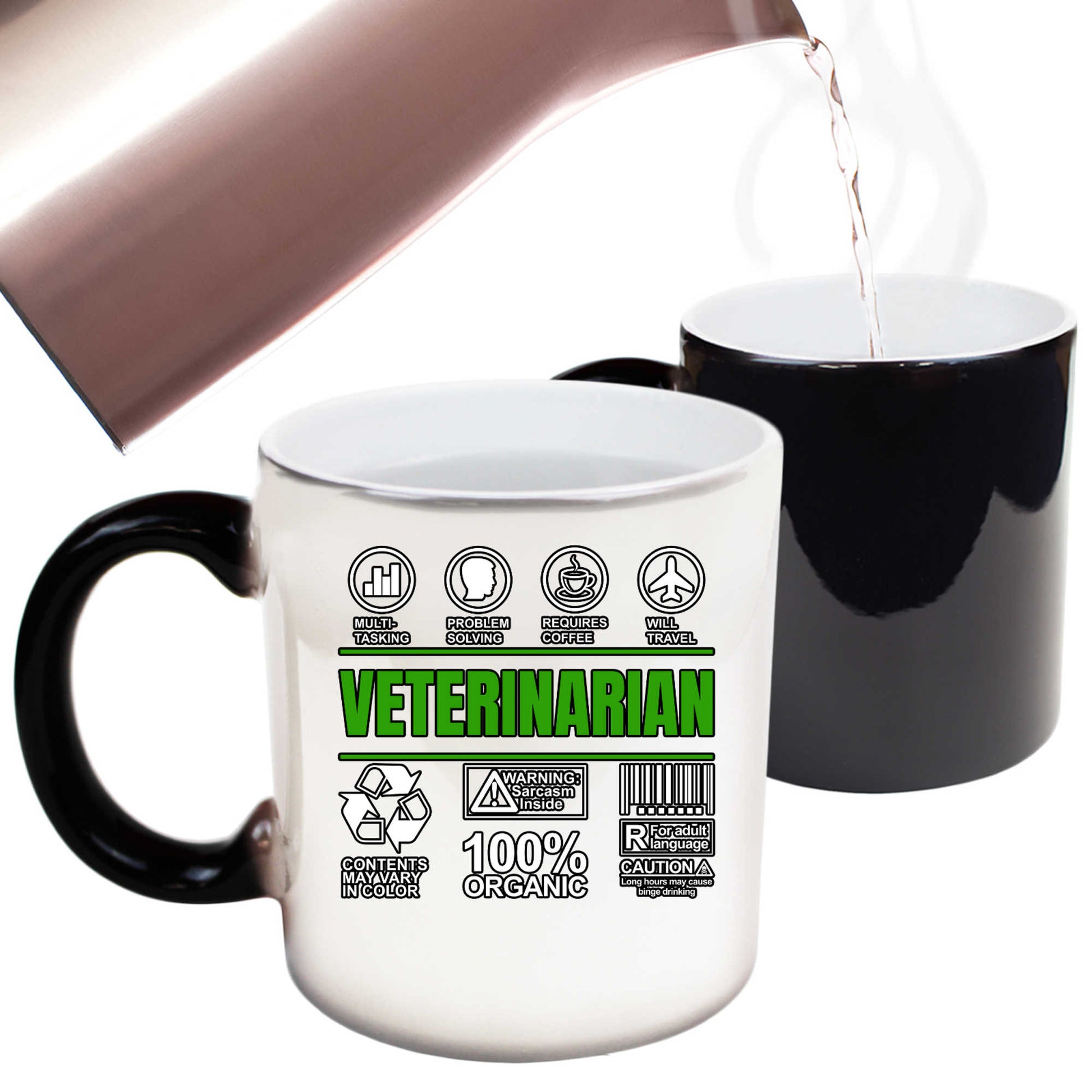 Veterinarian Sarcastic Humour - Funny Colour Changing Mug