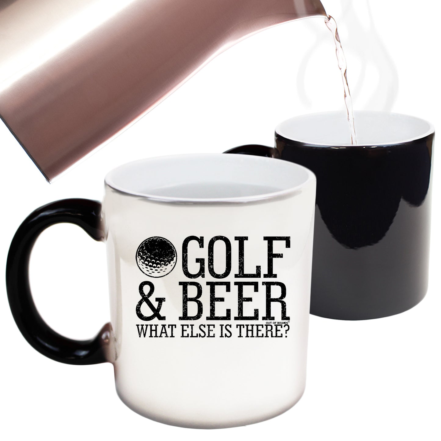 Oob Golf And Beer - Funny Colour Changing Mug