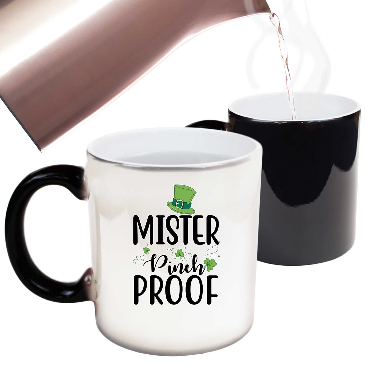 Mister Pinch Proof Irish St Patricks Day Ireland - Funny Colour Changing Mug