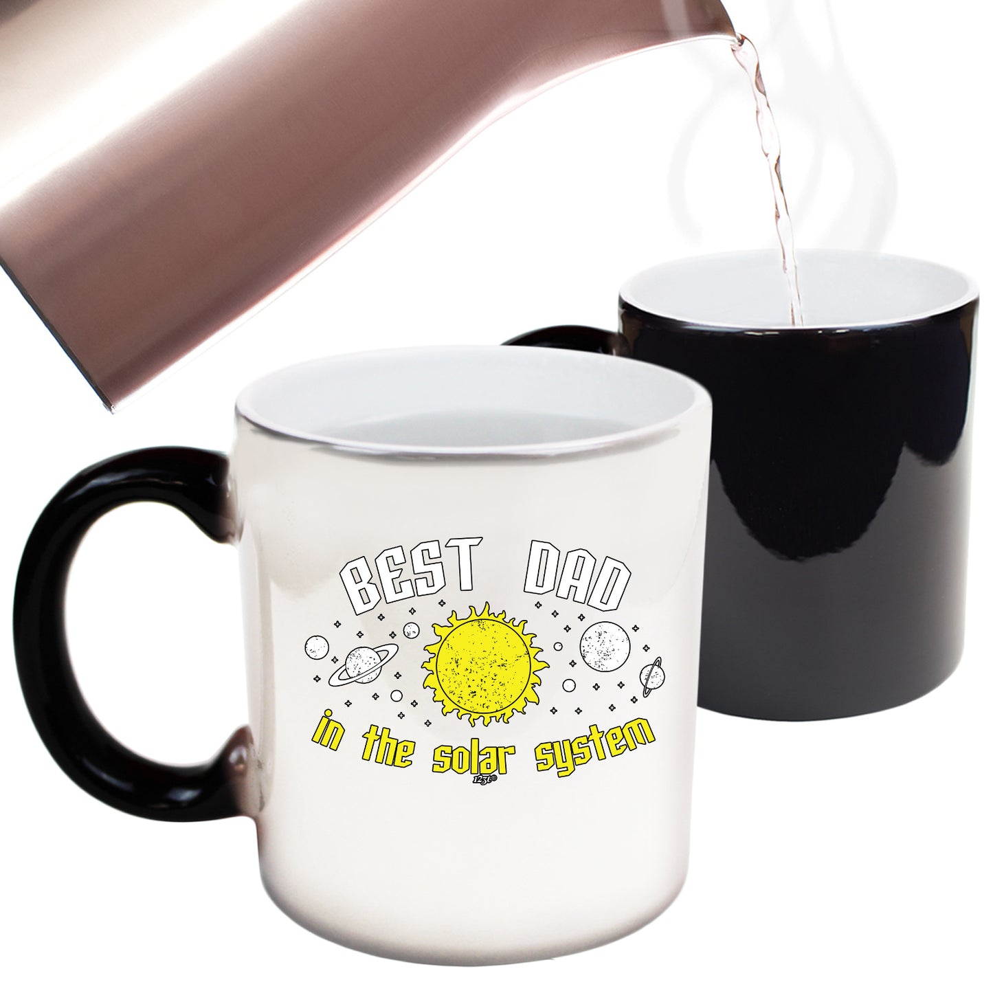 Best Dad Solar System - Funny Colour Changing Mug