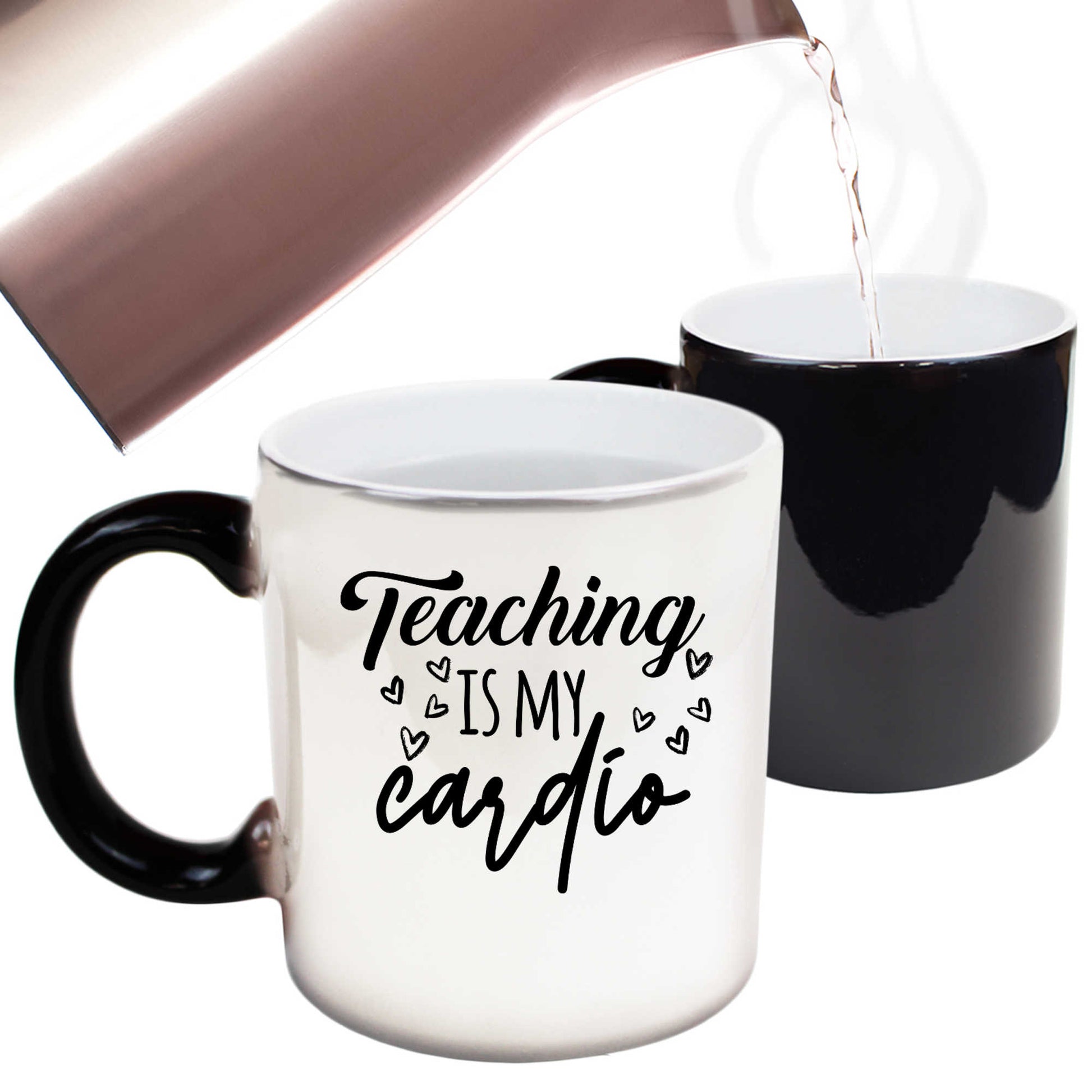 Teaching Is My Cardio Teacher School - Funny Colour Changing Mug