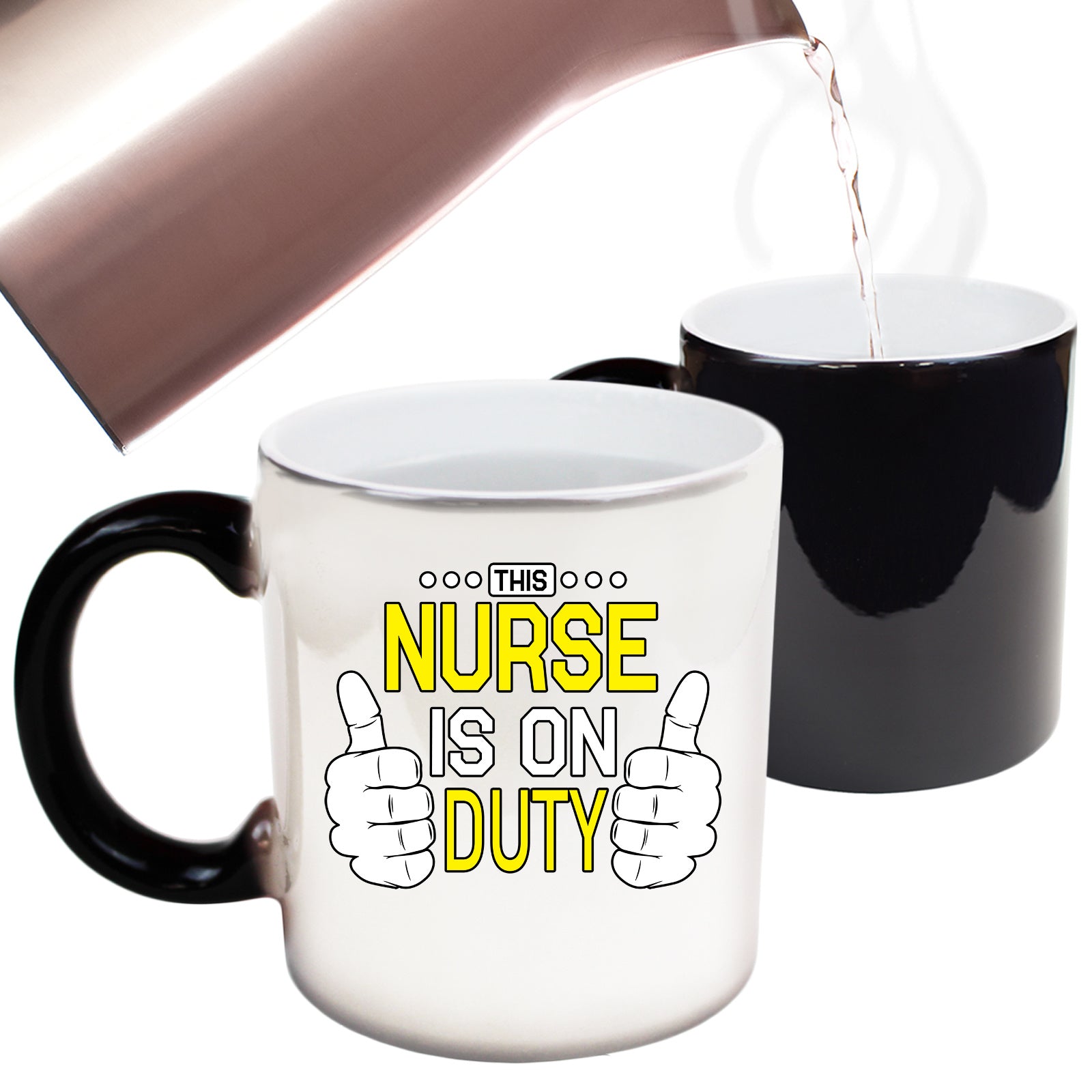 This Nurse Is On Duty - Funny Colour Changing Mug