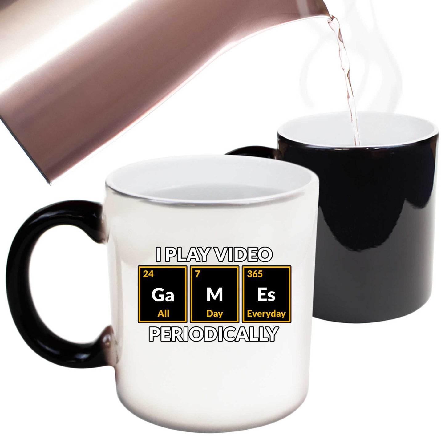 I Play Video Games Periodically Gamer - Funny Colour Changing Mug