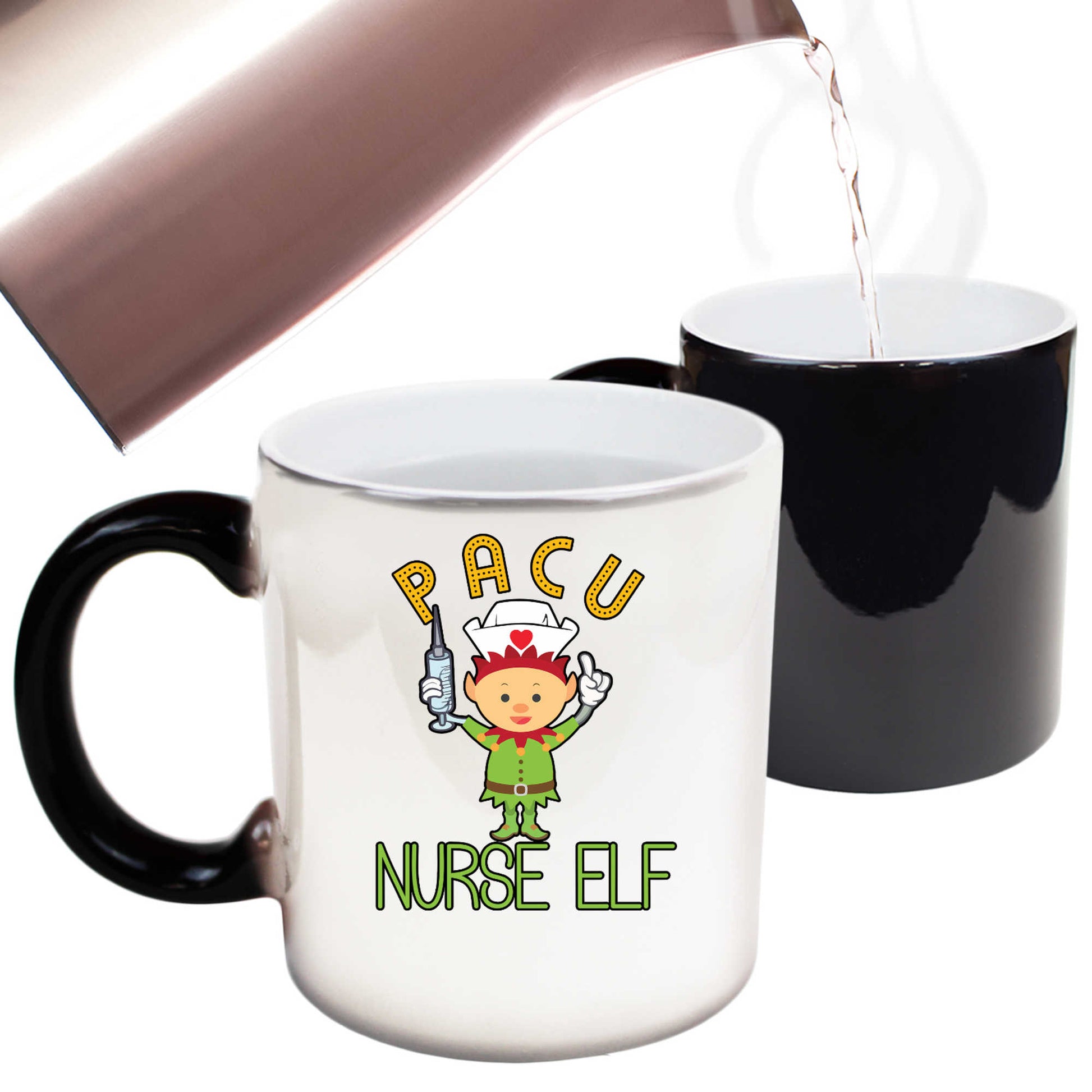 Pacu Nurse Elf - Funny Colour Changing Mug