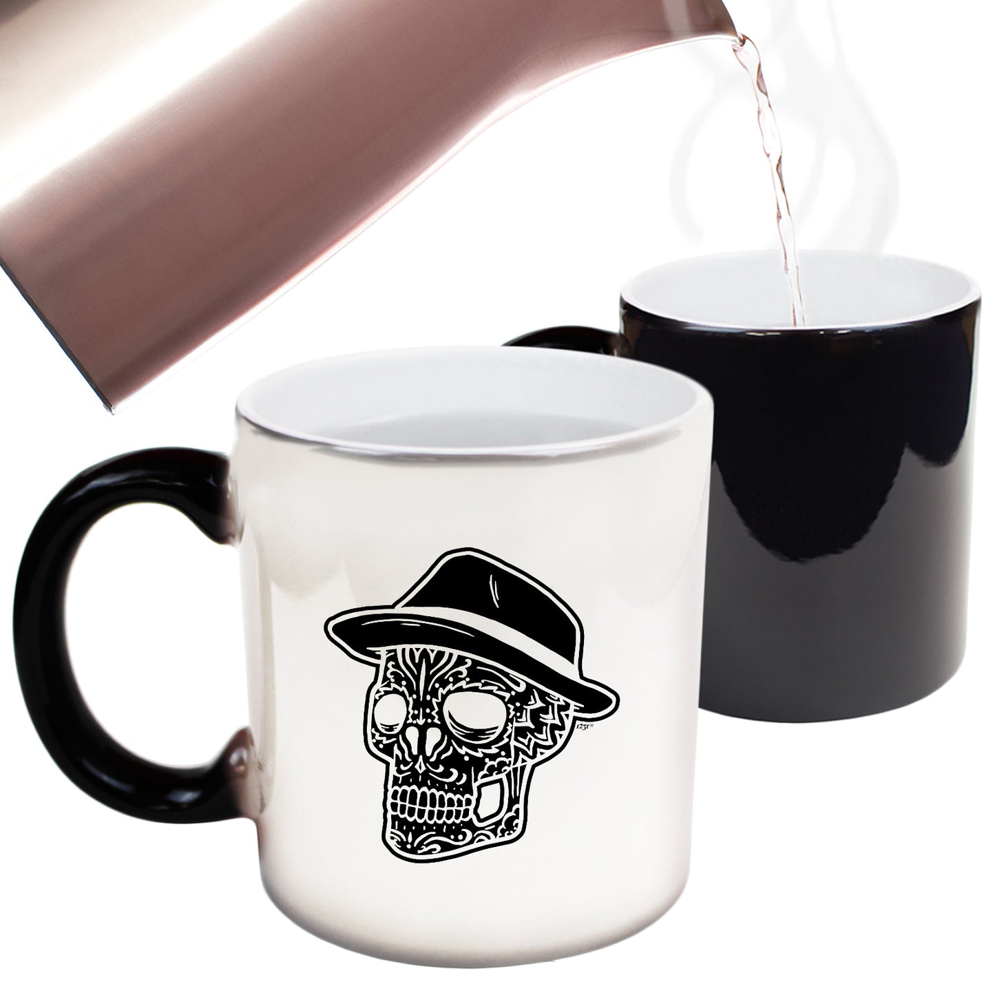 Fedora Candy Skull - Funny Colour Changing Mug