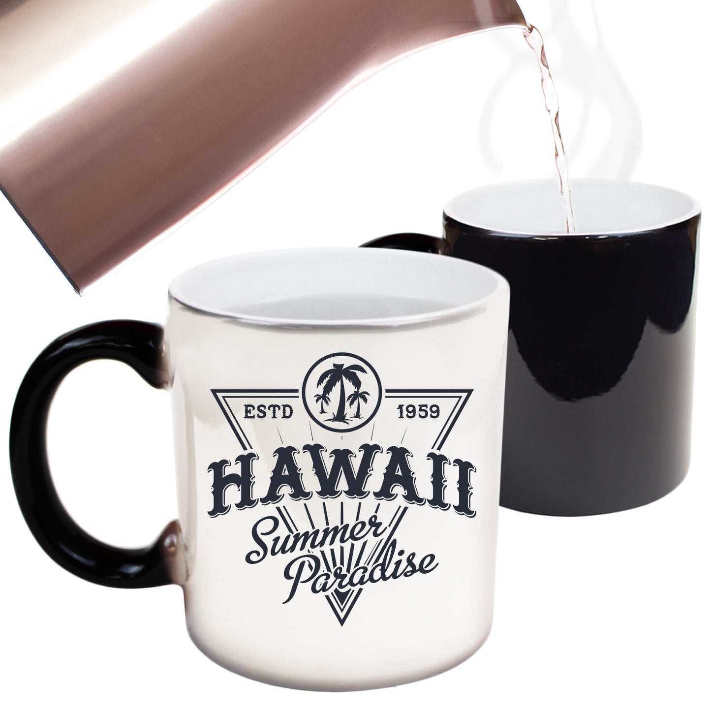 Hawaii Beach Summer Paradise - Funny Colour Changing Mug