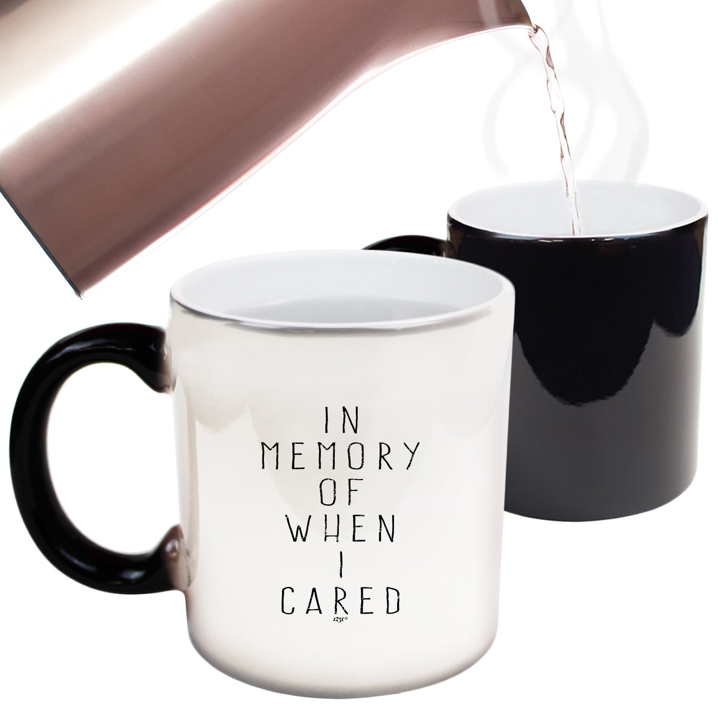 In Memory Of When Cared - Funny Colour Changing Mug