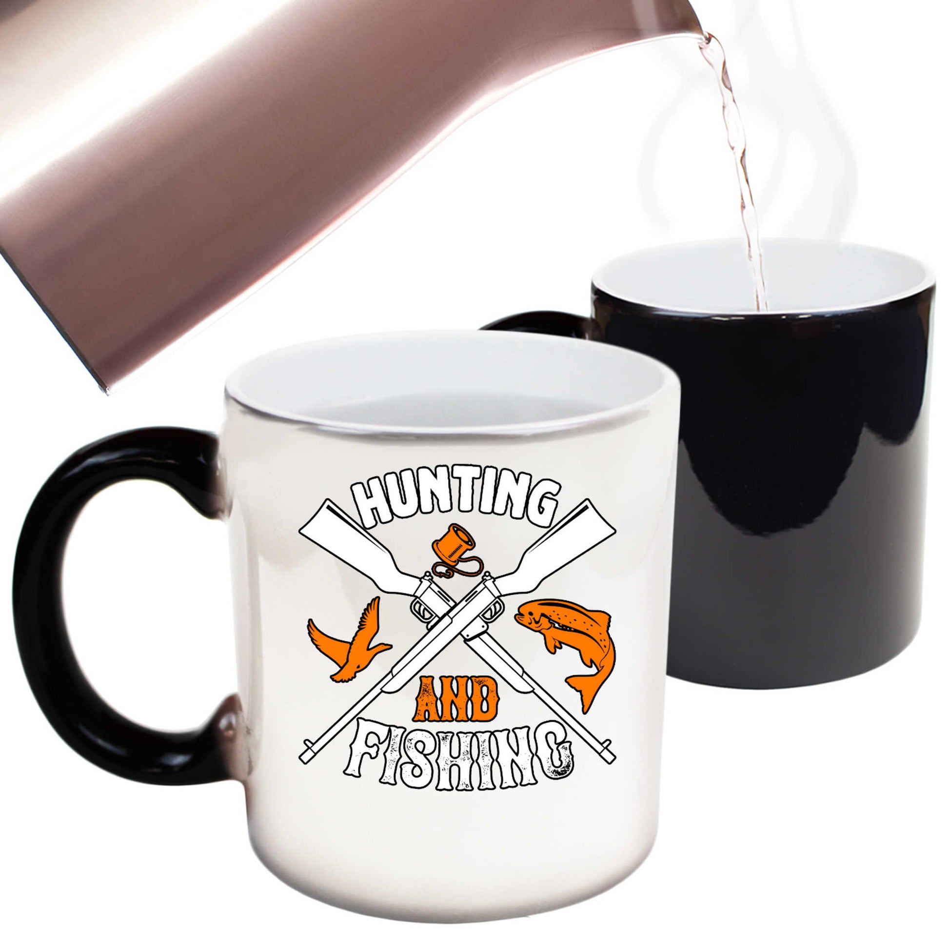 Hunting And Fishing - Funny Colour Changing Mug