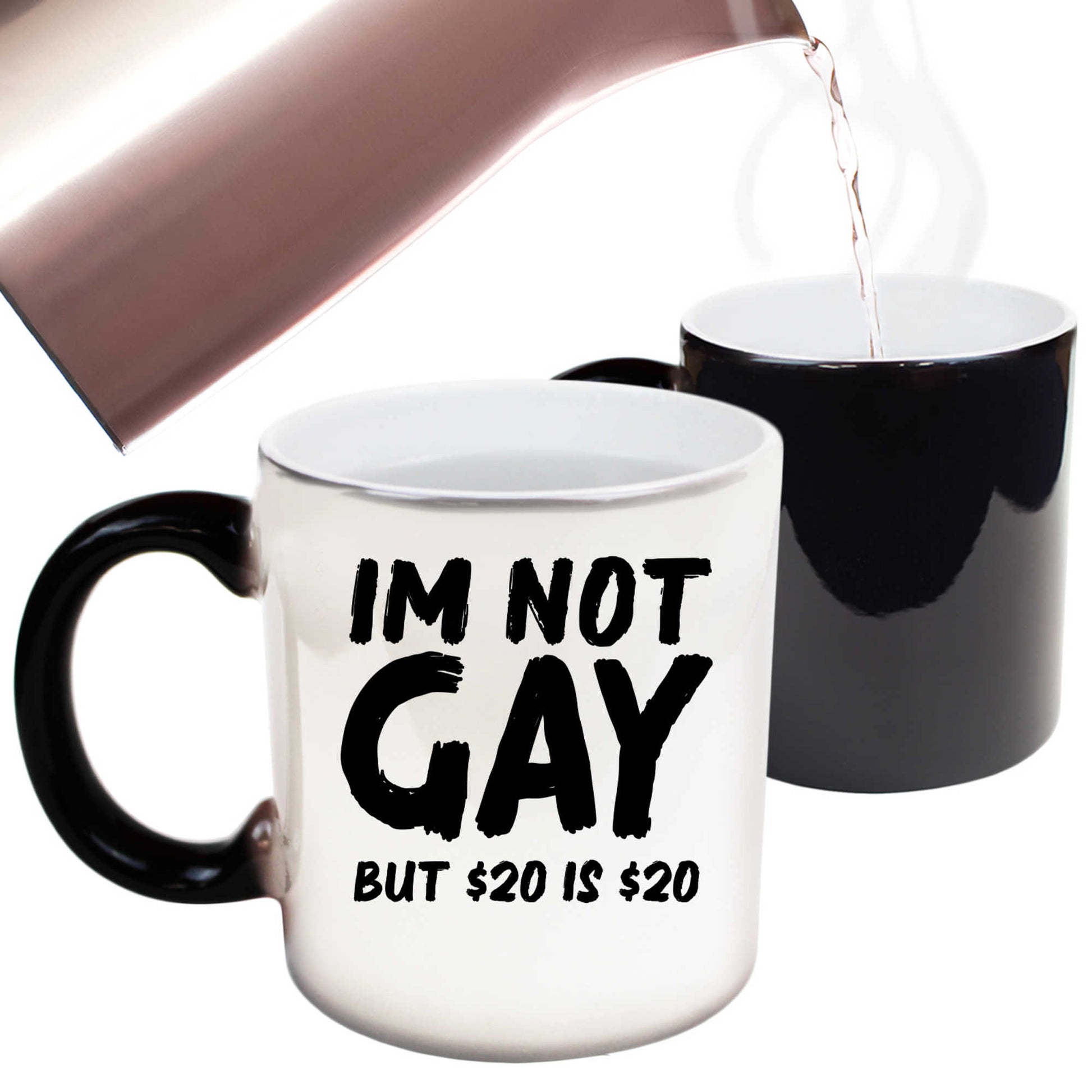 Im Not Gay But 20 Dollars - Funny Colour Changing Mug