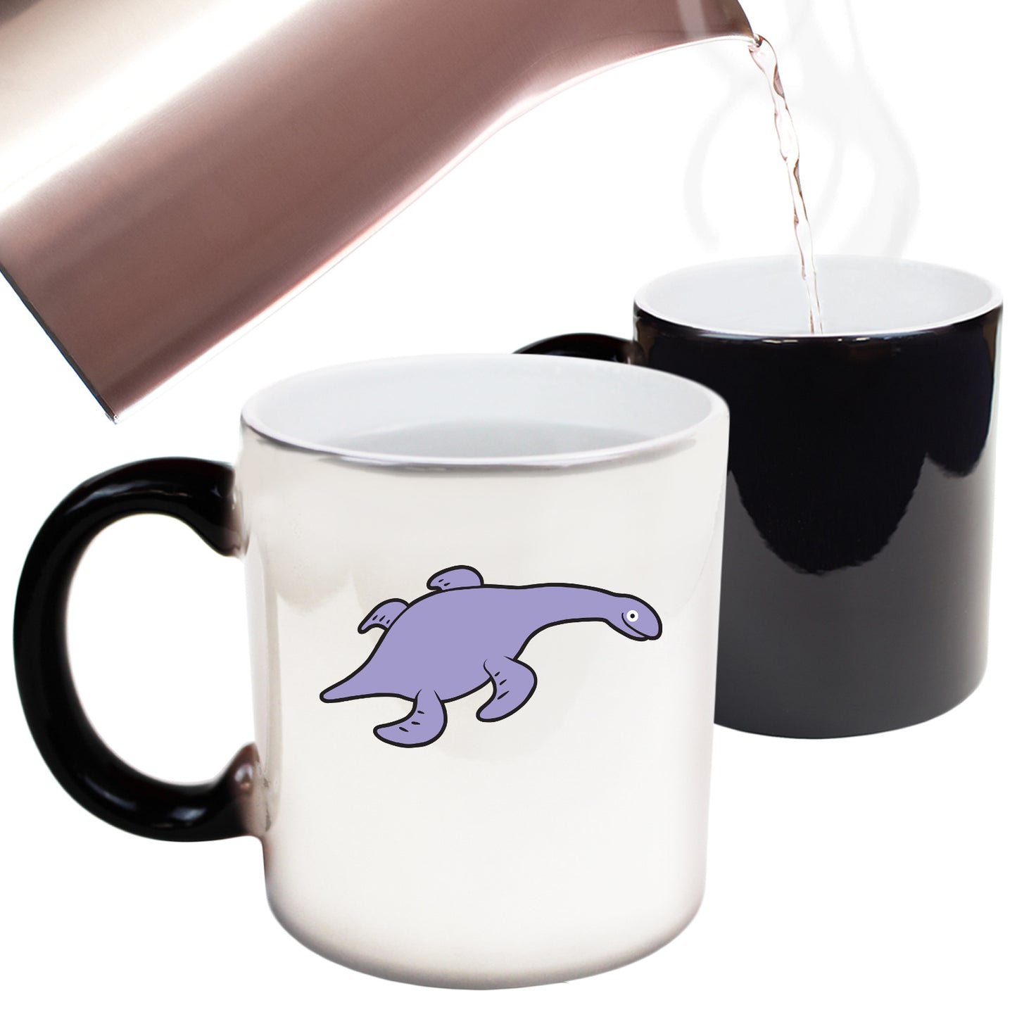 Dinosaur Rhomaleosaurus Ani Mates - Funny Colour Changing Mug