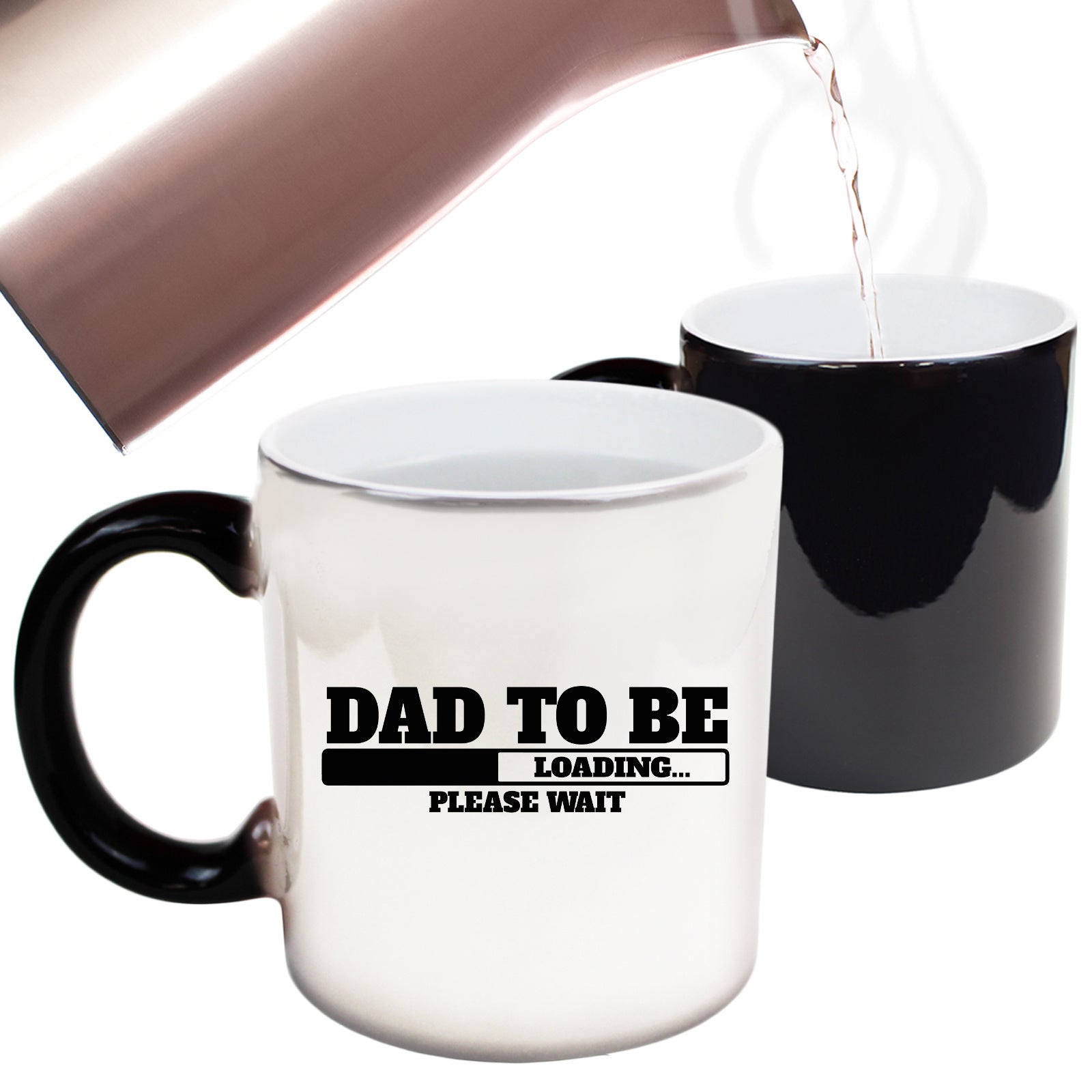 Dad To Be Loading Please Wait Daddy Father - Funny Colour Changing Mug