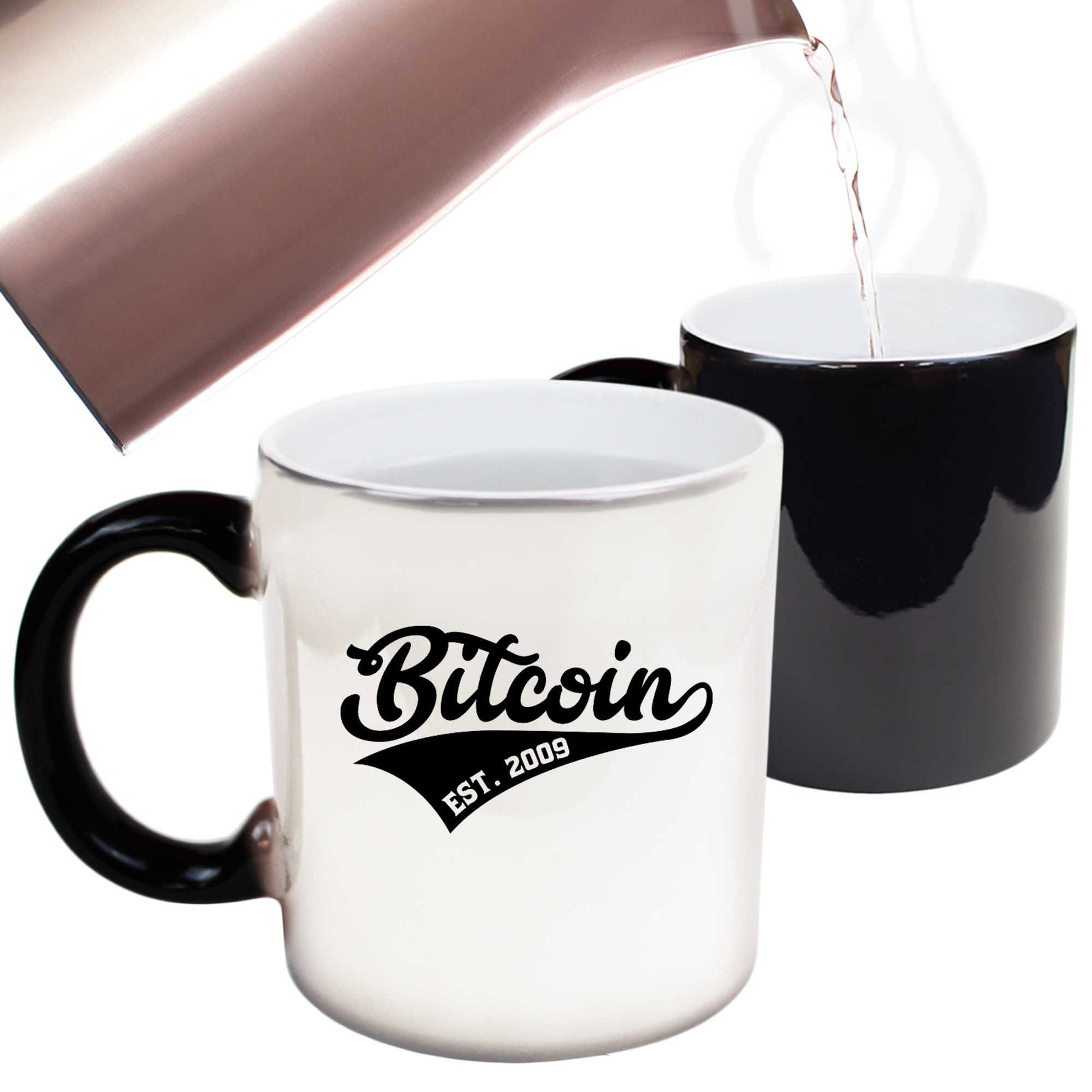 Bitcoin Est 2009 Crypto Currency Trader Investor - Funny Colour Changing Mug