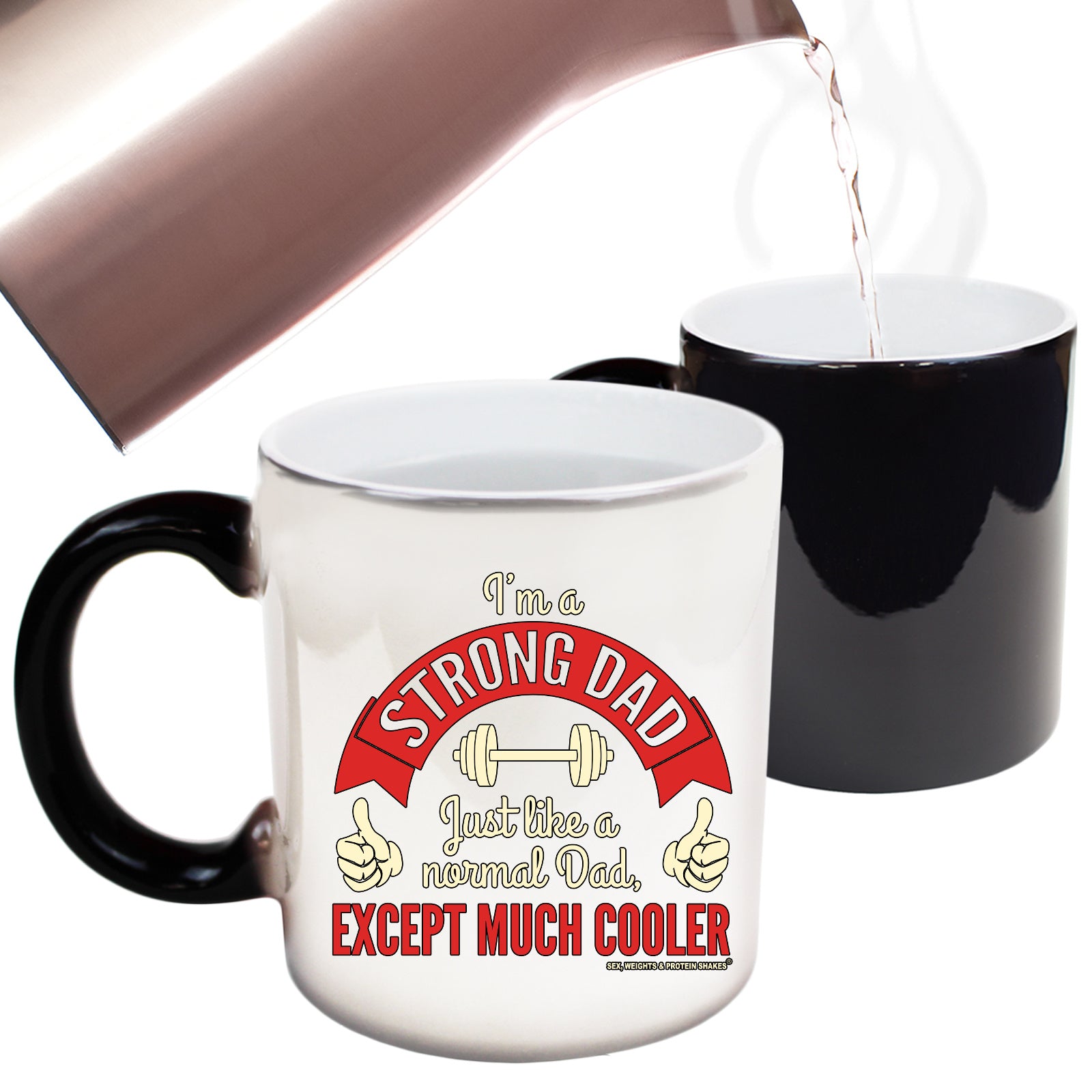 Swps Im A Strong Dad - Funny Colour Changing Mug