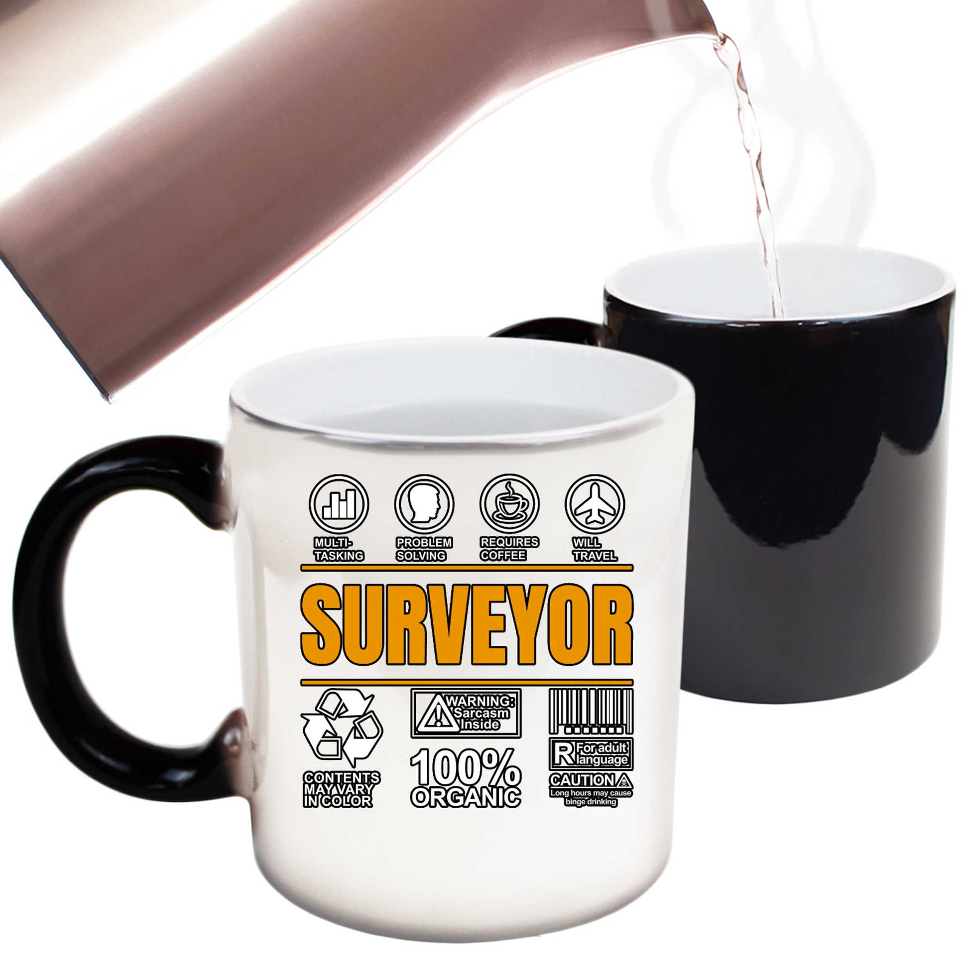 Surveyor Sarcastic Humour - Funny Colour Changing Mug