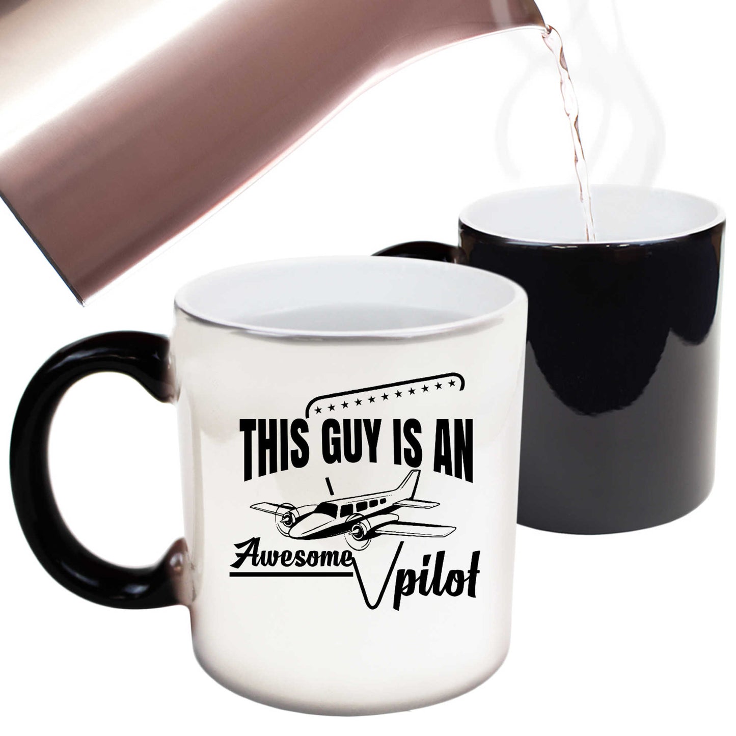 This Guy Is An Awesome Pilot Aviation - Funny Colour Changing Mug