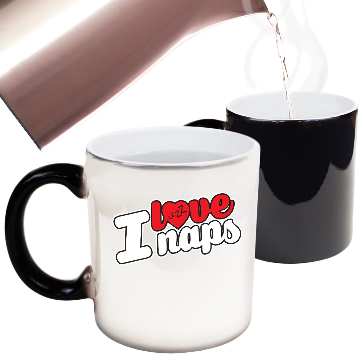 Love Naps Stencil - Funny Colour Changing Mug