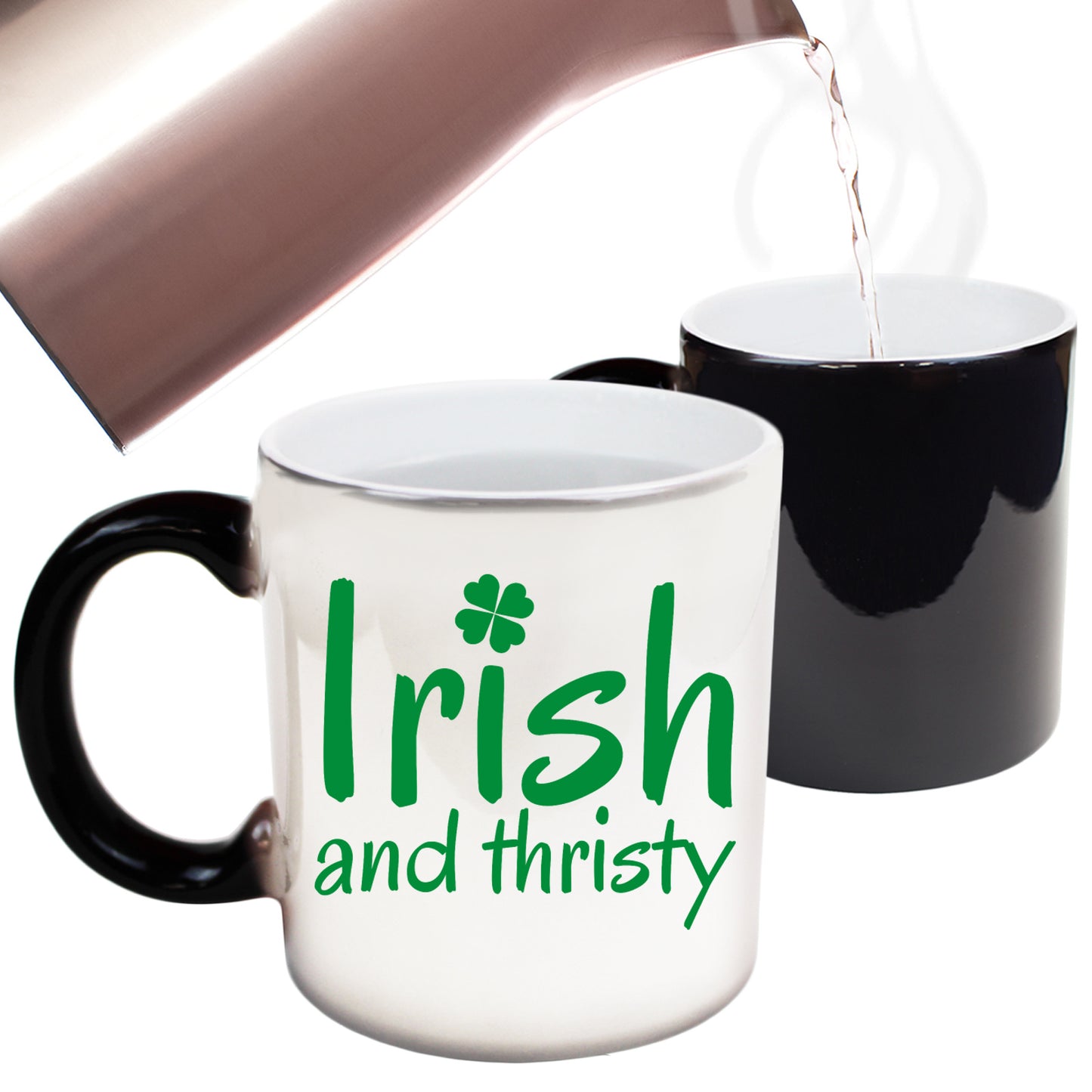 Irish And Thirsty St Patricks Day - Funny Colour Changing Mug