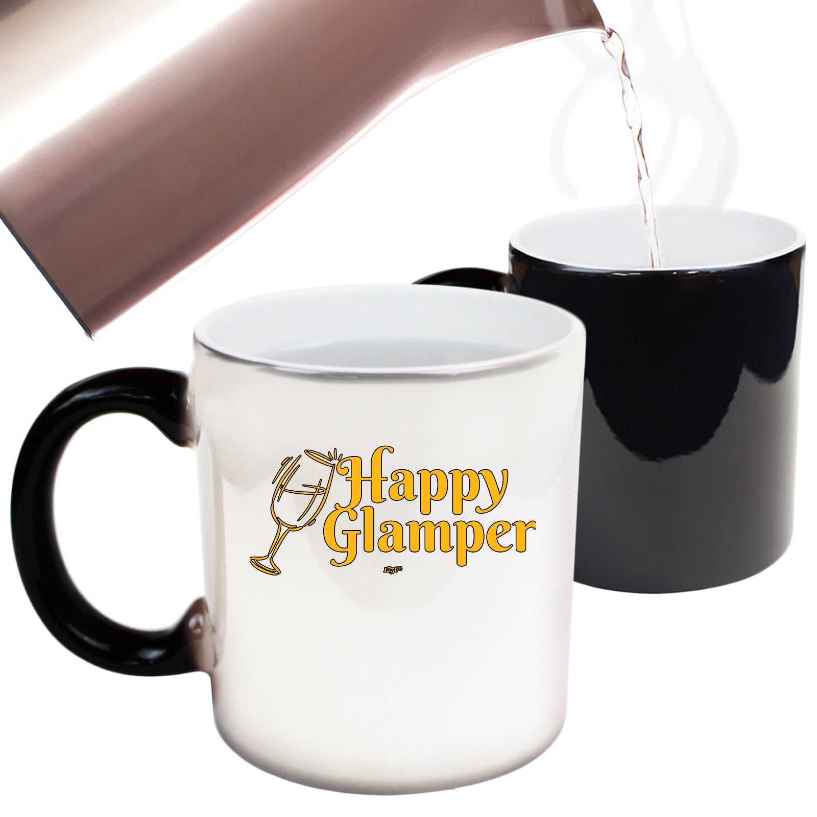 Happy Glamper Camping - Funny Colour Changing Mug