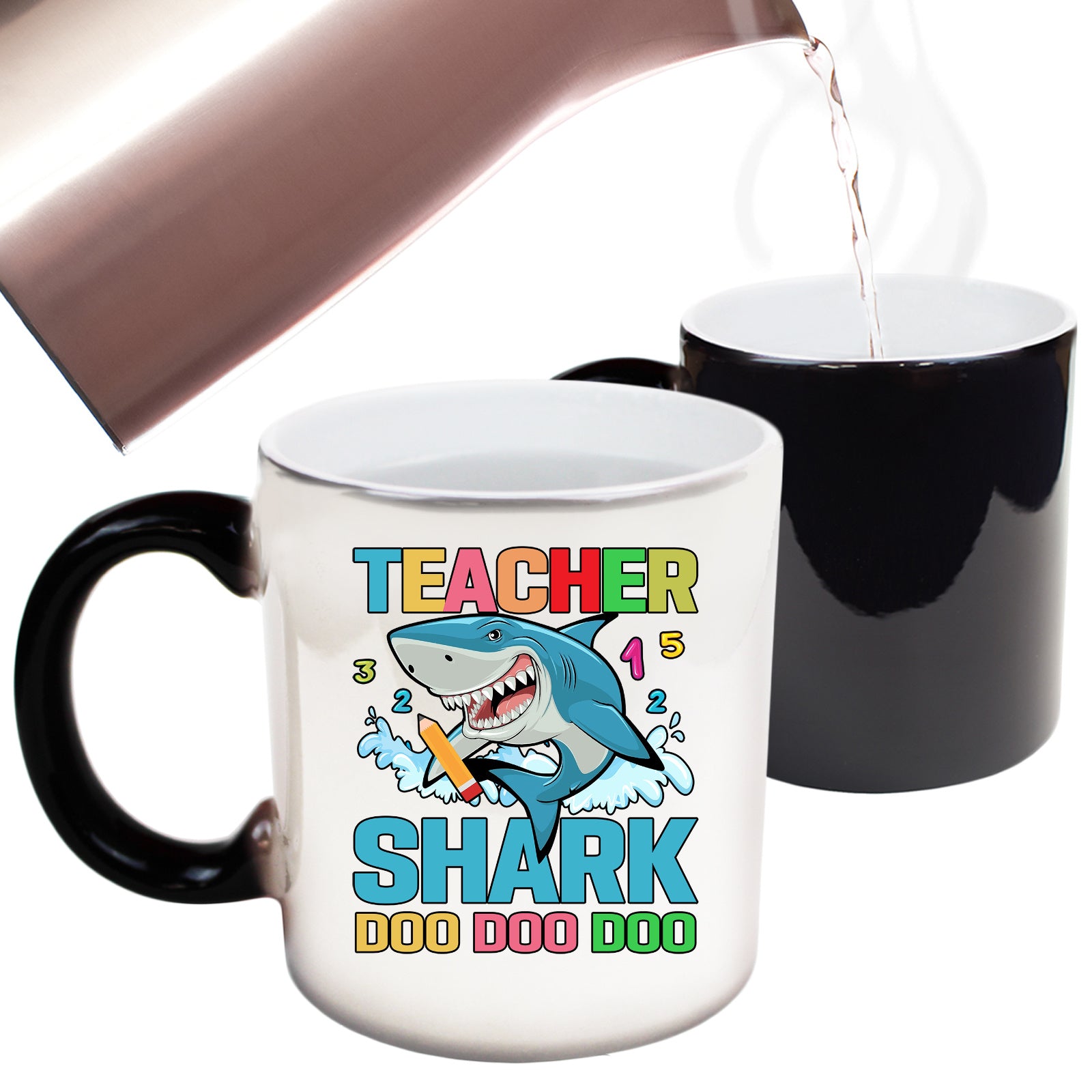 Teacher Shark Doo Doo - Funny Colour Changing Mug