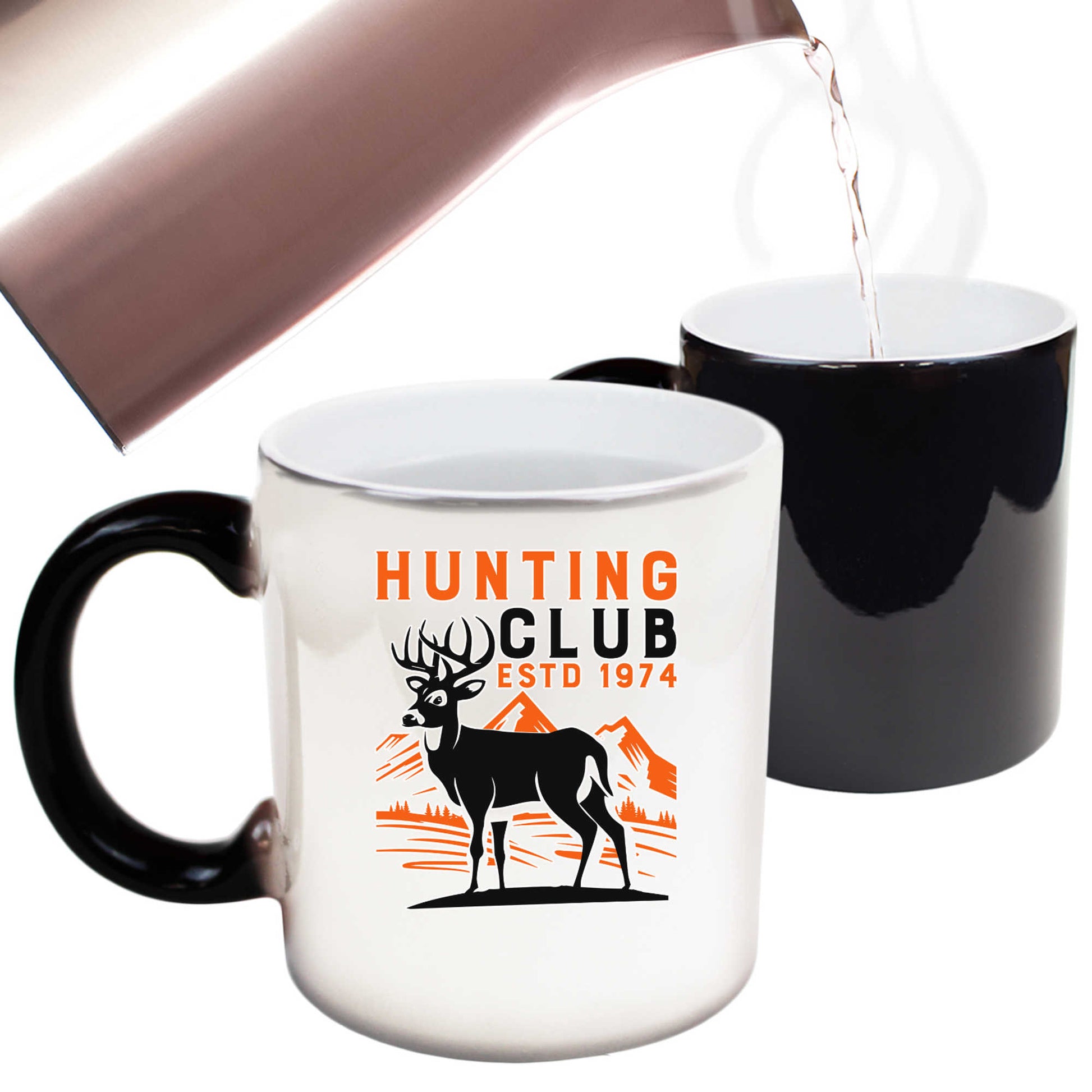 Hunting Club Estd 1974 - Funny Colour Changing Mug