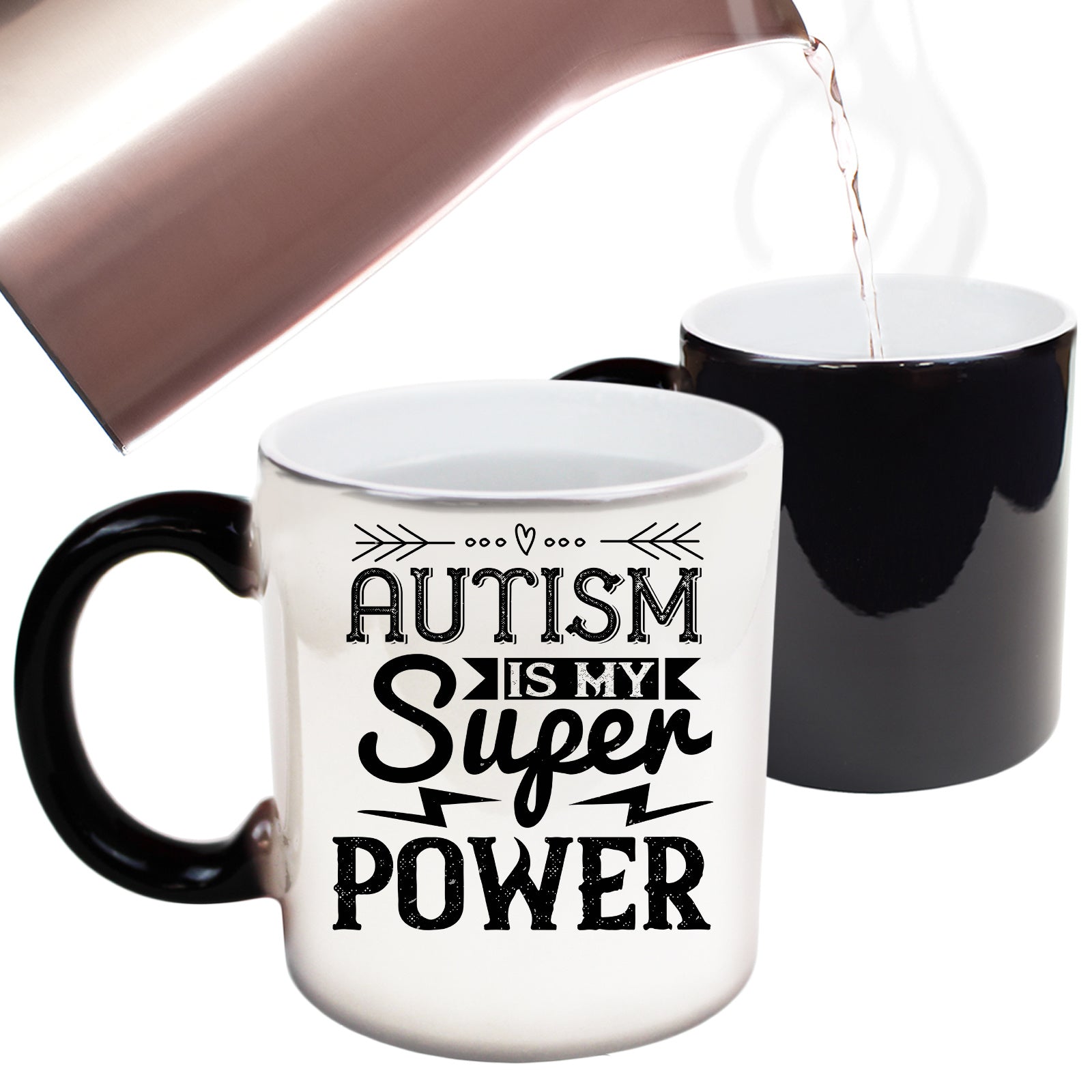 Autism Is My Super Power - Funny Colour Changing Mug