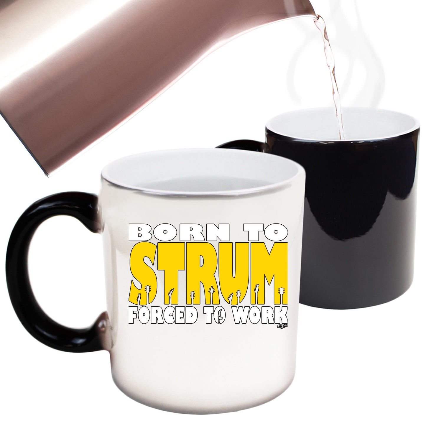 Born To Strum - Funny Colour Changing Mug