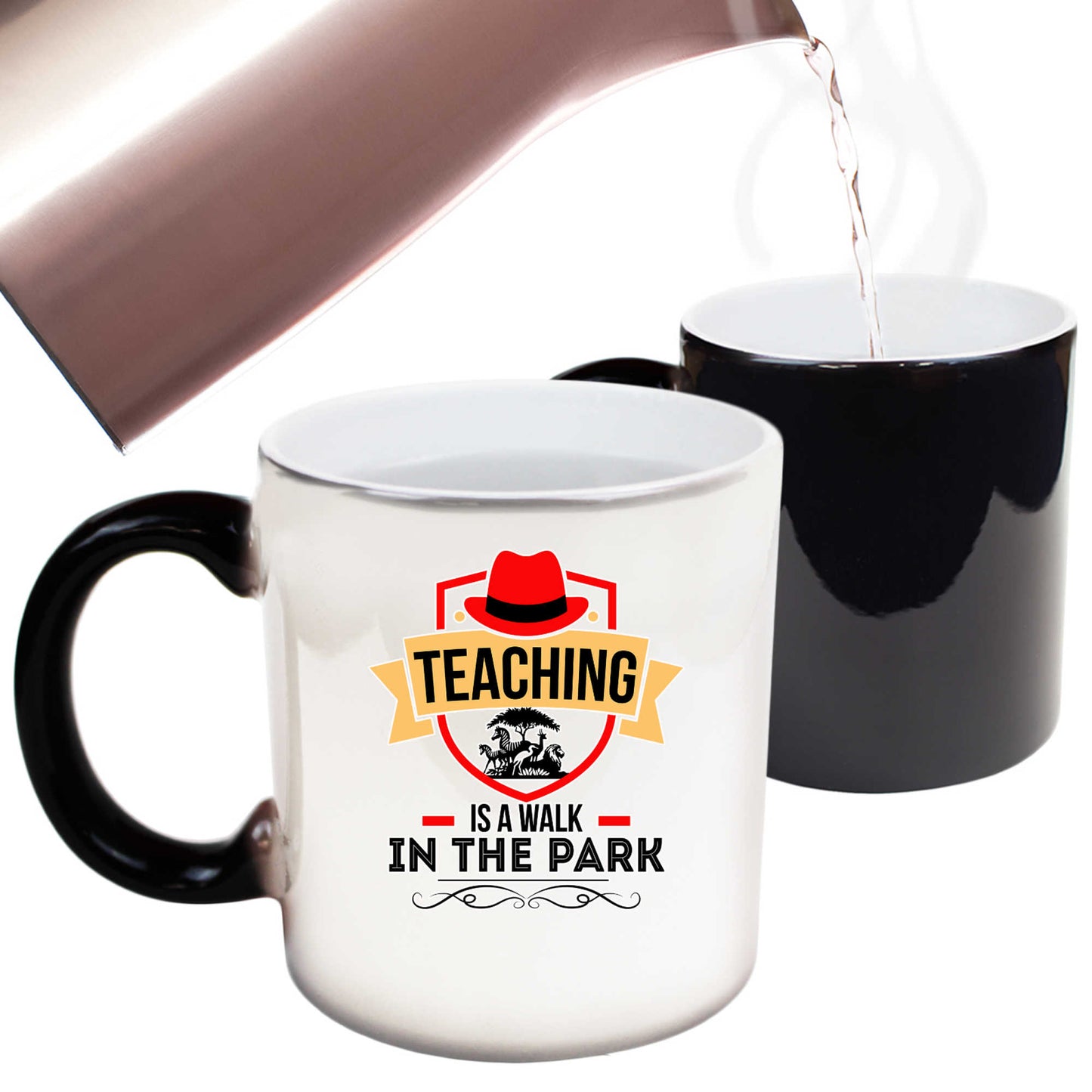 Teaching Is A Walk In The Park Teacher School - Funny Colour Changing Mug