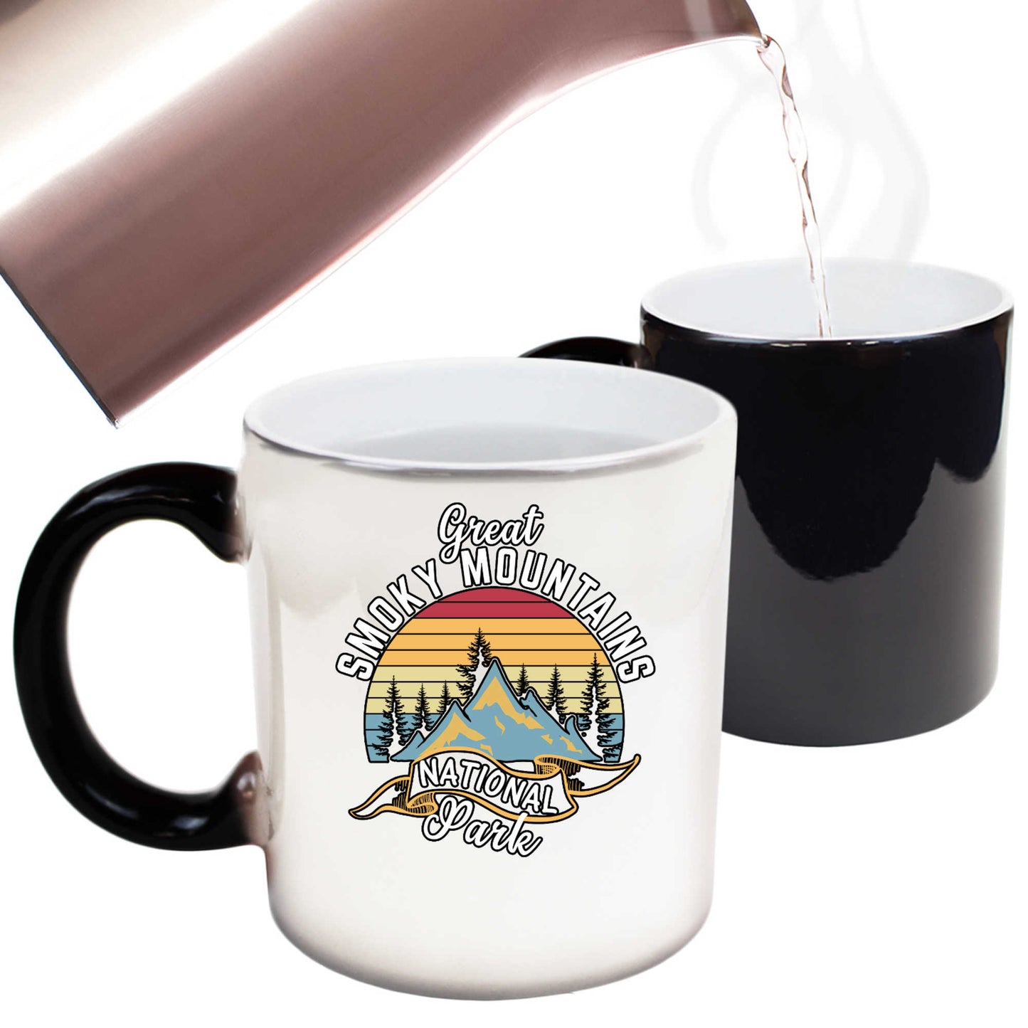 Great Smoky Mountains Hiking Climbing - Funny Colour Changing Mug