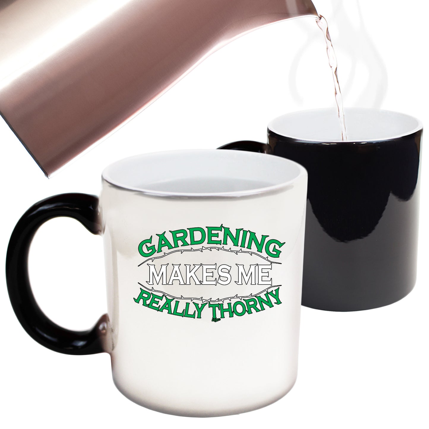 Gardening Makes Me Thorny - Funny Colour Changing Mug