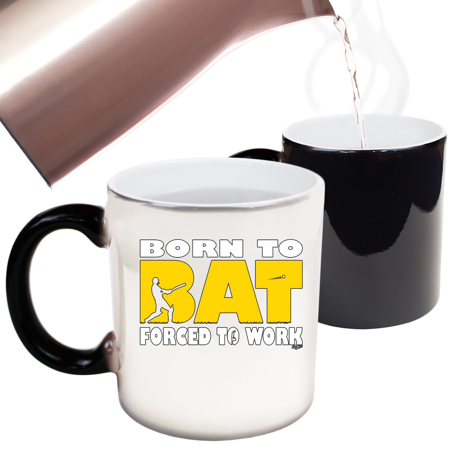 Born To Bat Cricket - Funny Colour Changing Mug