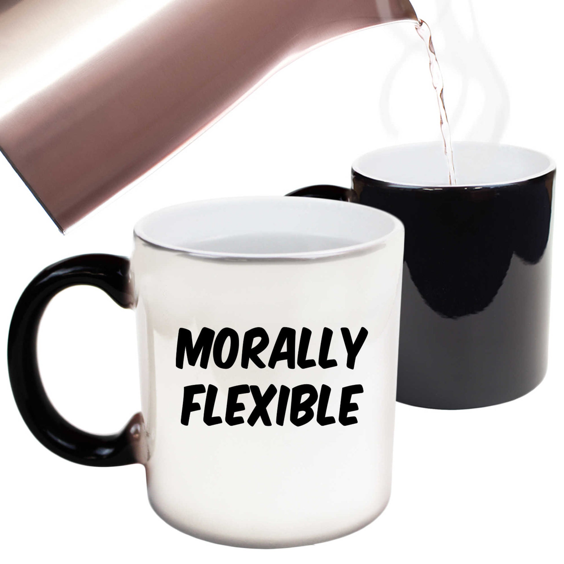 Morally Flexible - Funny Colour Changing Mug