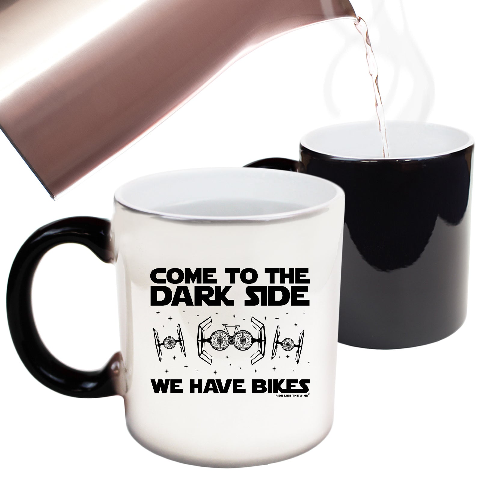 Rltw Come To The Dark Side Bikes - Funny Colour Changing Mug