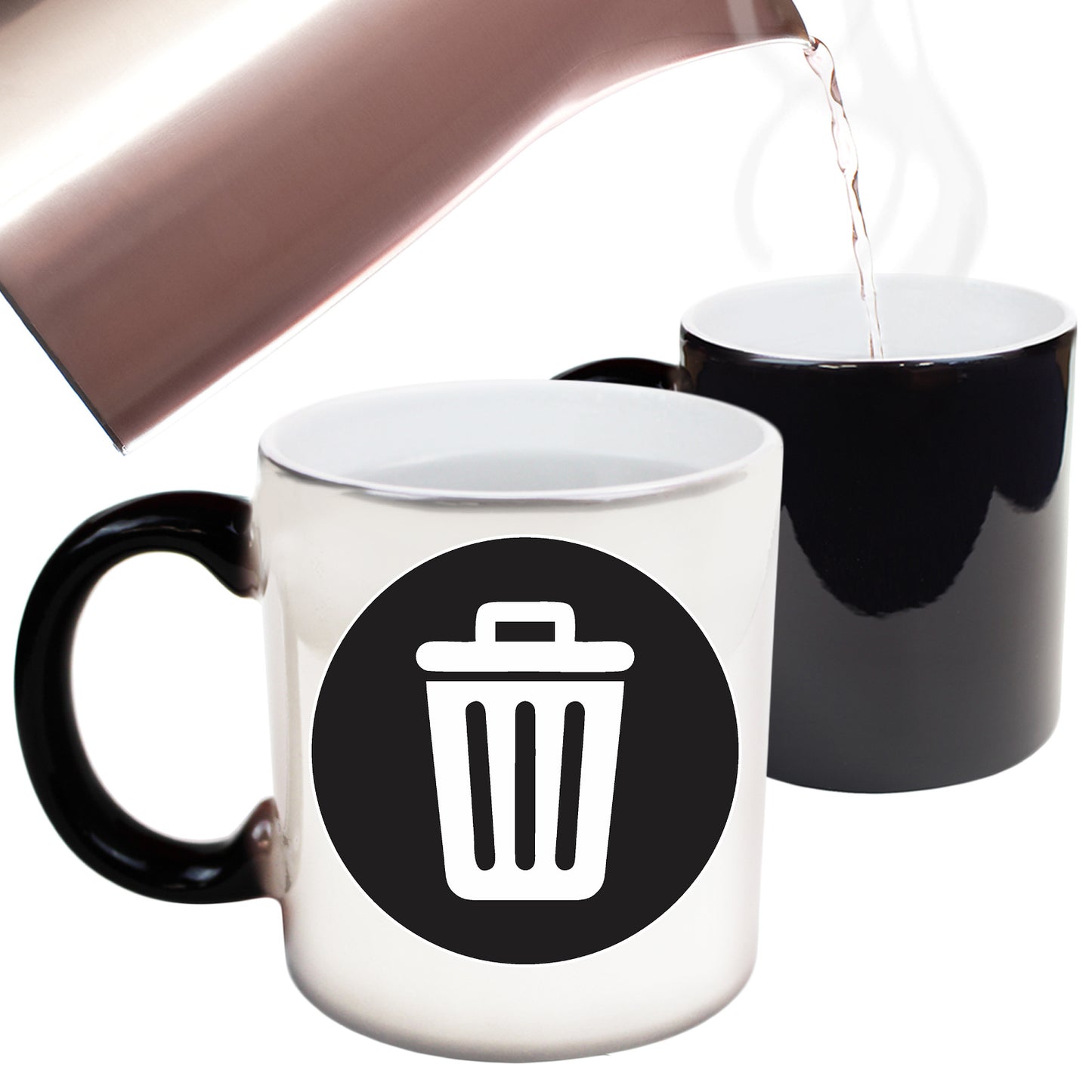 Rubbish Bin Icon - Funny Colour Changing Mug