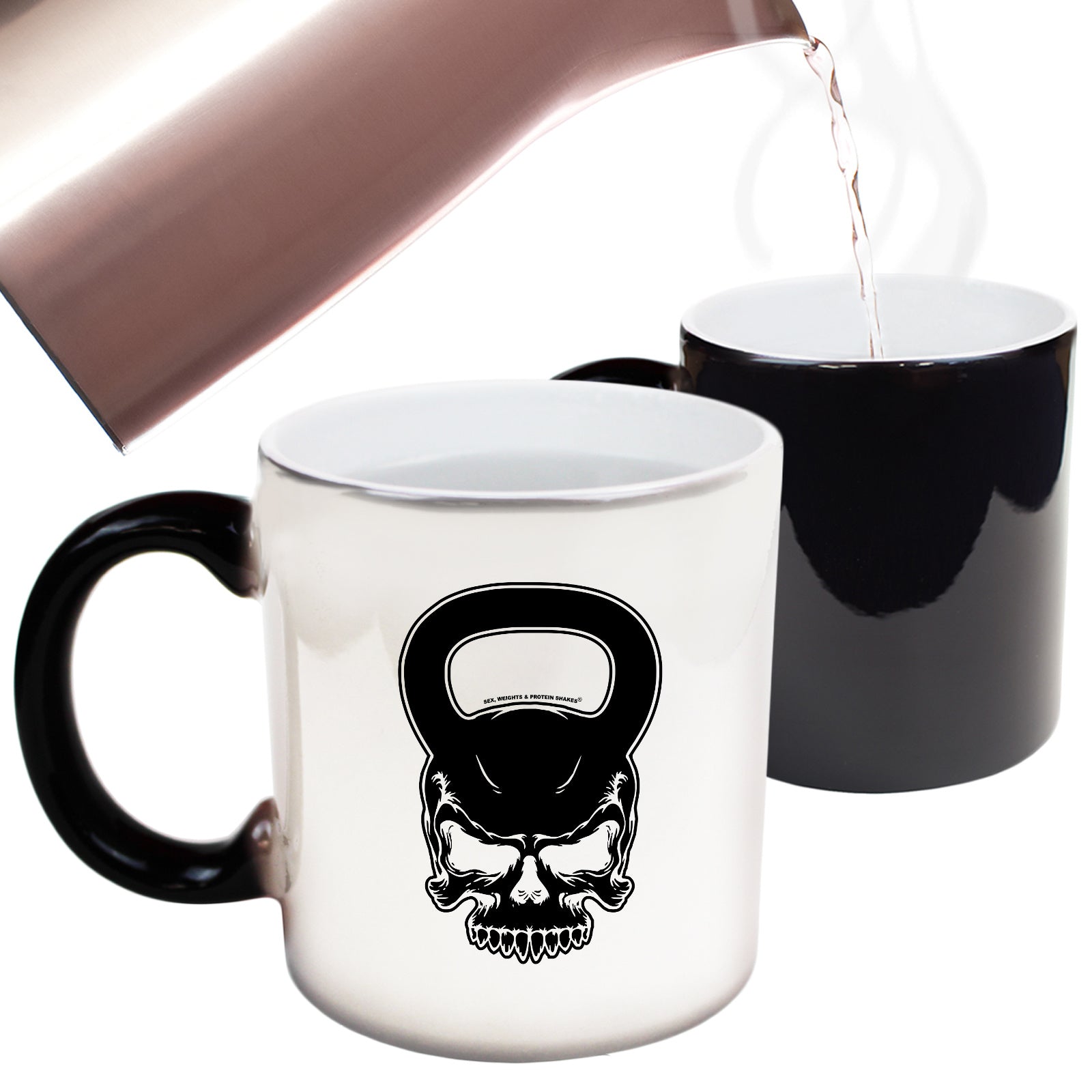 Swps Kettlebell Skull - Funny Colour Changing Mug