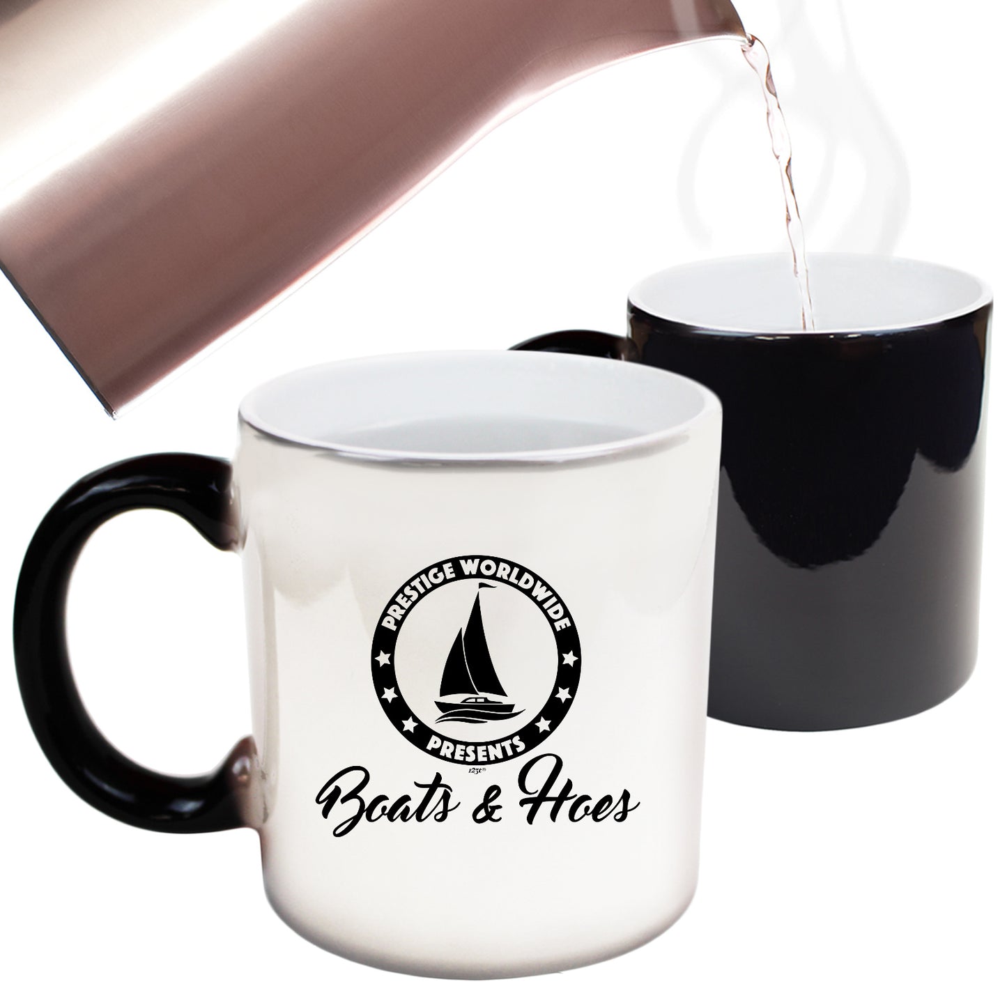 Boats And Hoes Ocean Bound - Funny Colour Changing Mug