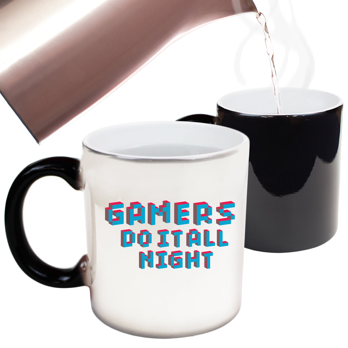 Gamers Do It All Night - Funny Colour Changing Mug