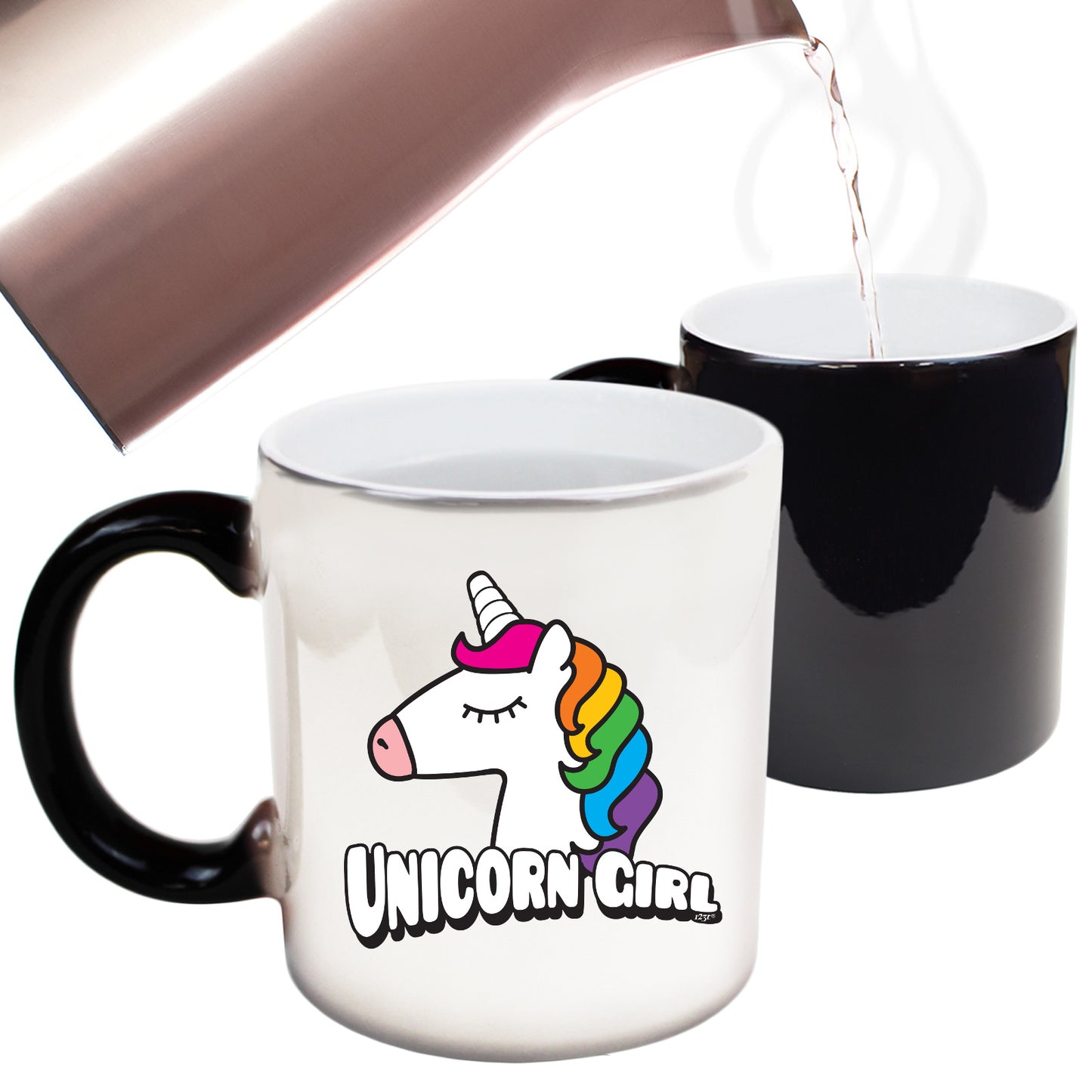 Unicorn Girl - Funny Colour Changing Mug