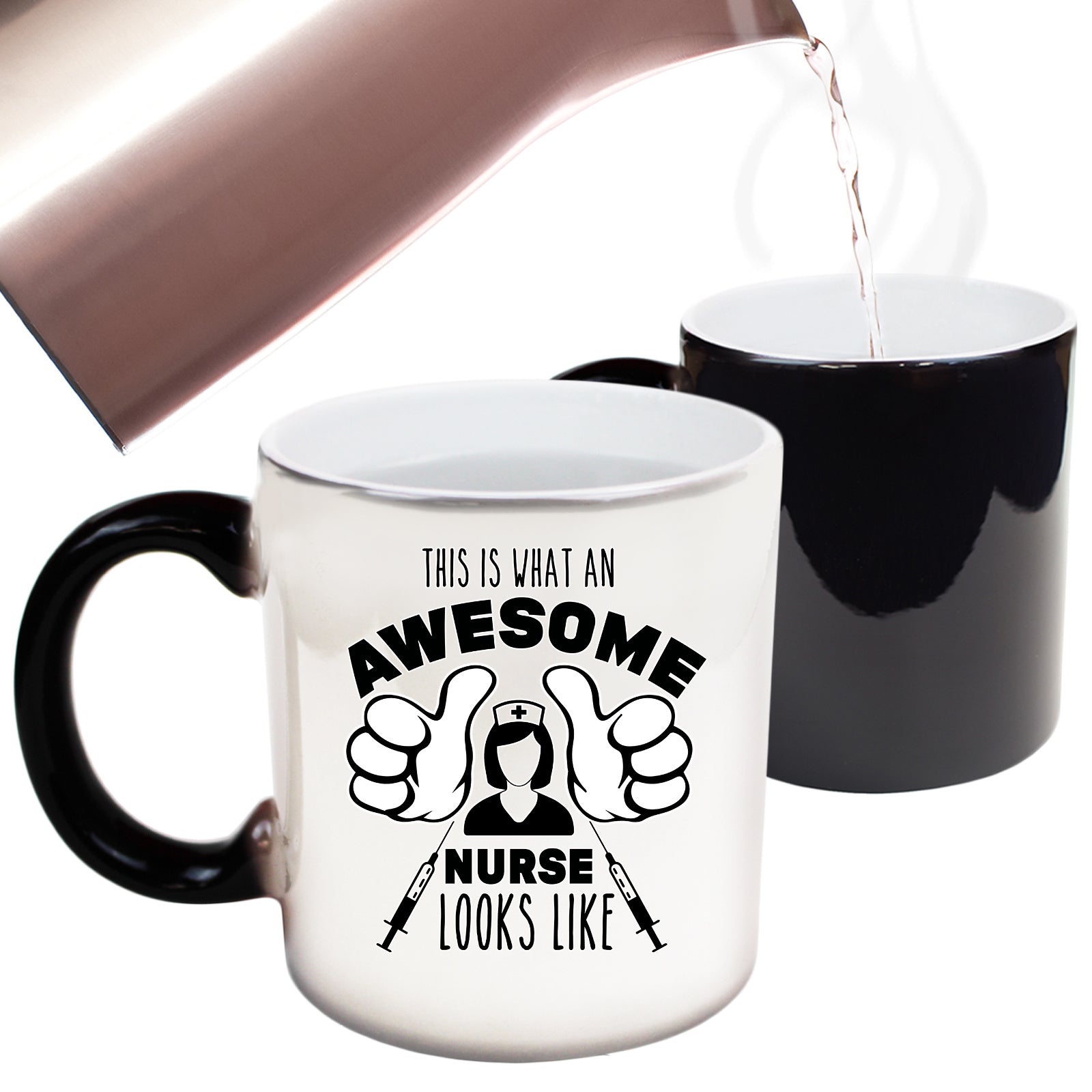 This Is What An Awesome Nurse Looks Like - Funny Colour Changing Mug