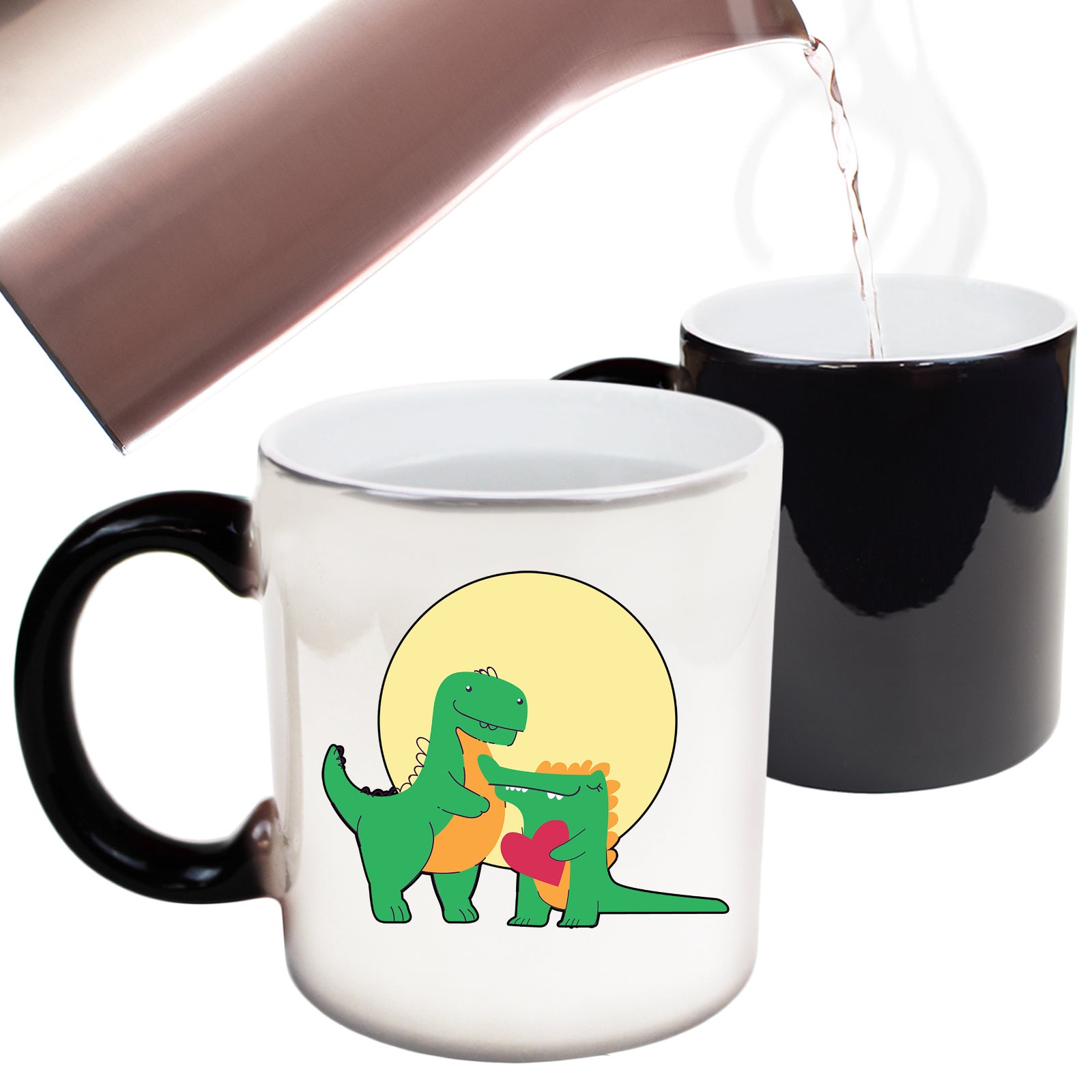 I Love You Dinosaur Animal - Funny Colour Changing Mug