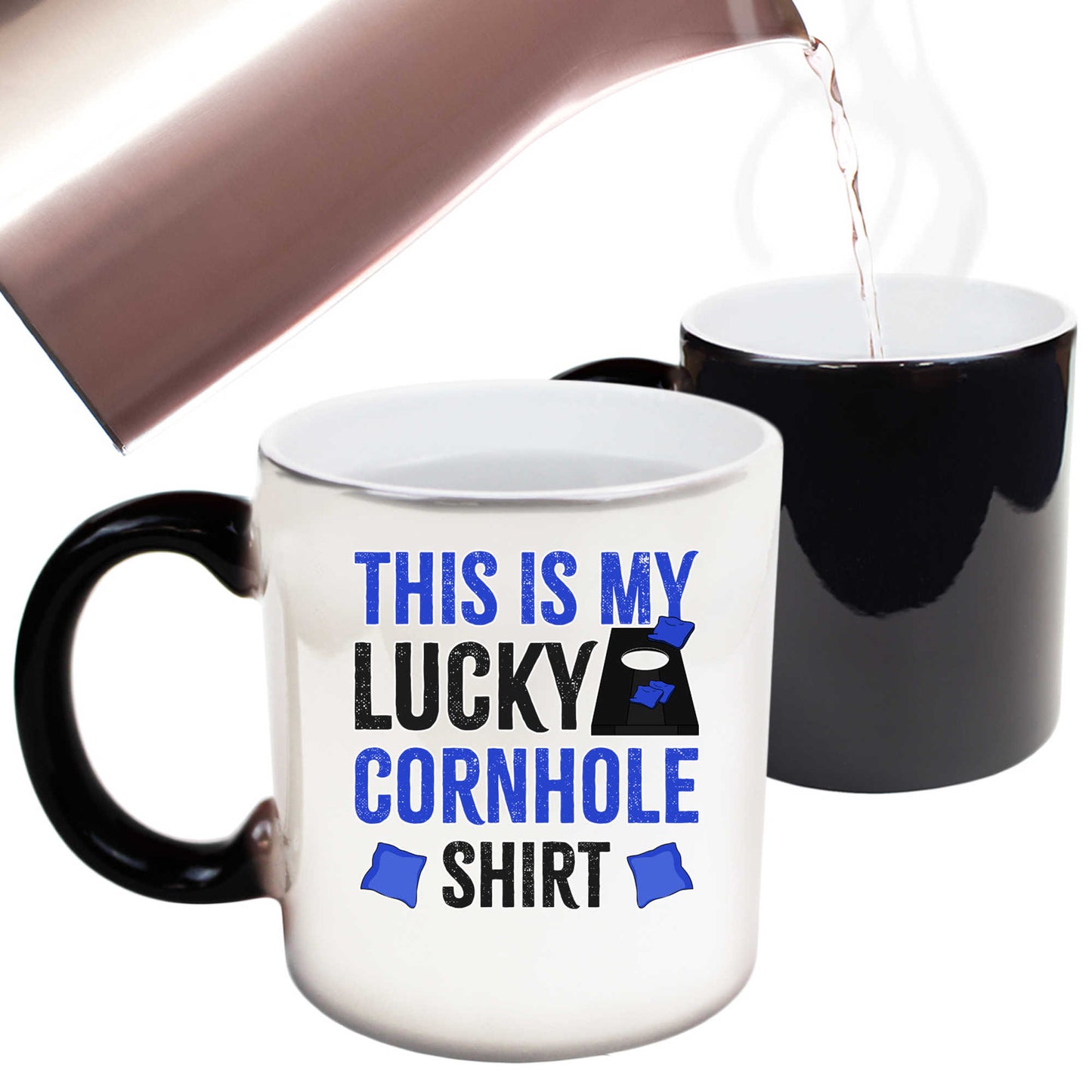 This Is My Lucky Cornhole Shirt - Funny Colour Changing Mug