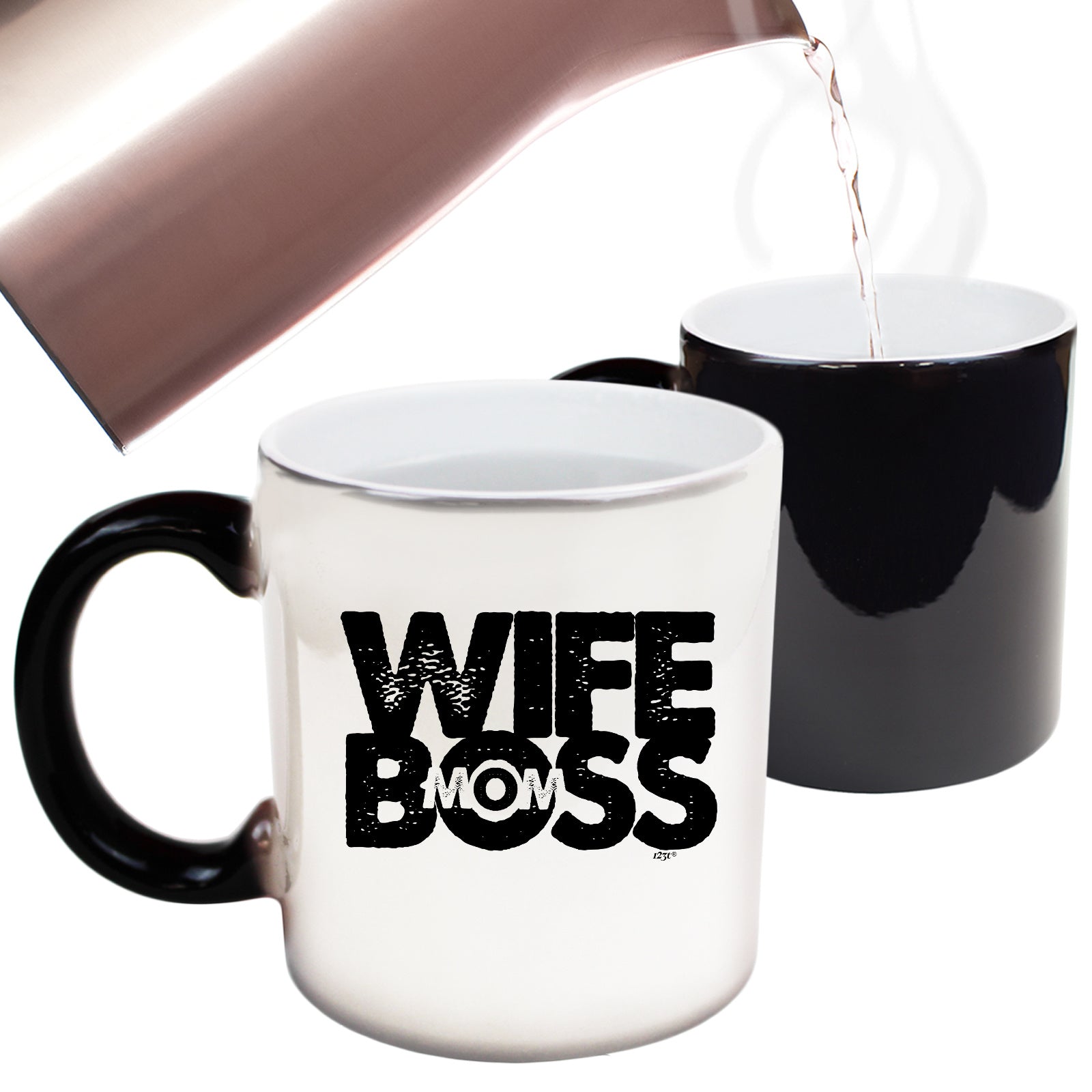 Wife Boss Mom - Funny Colour Changing Mug