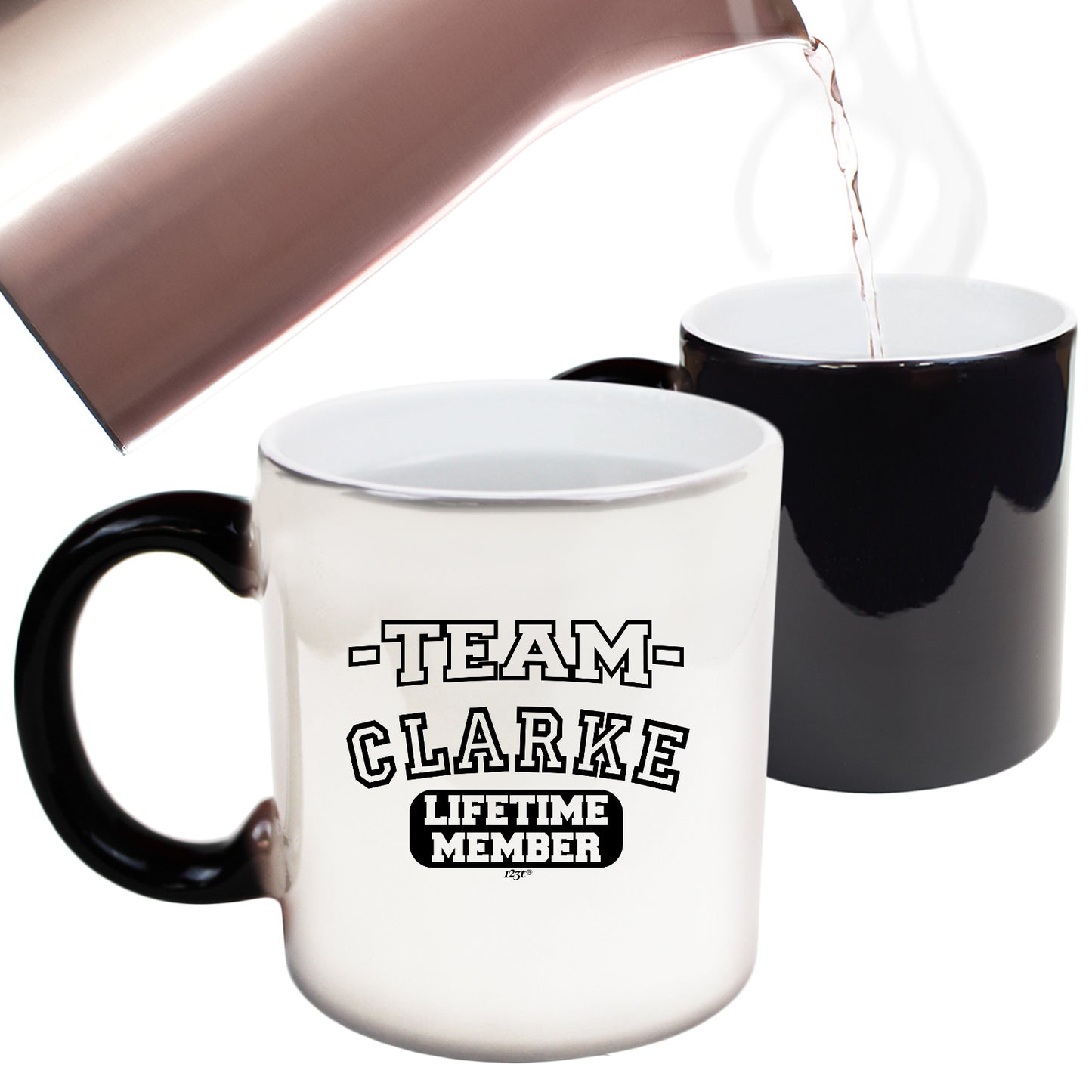 Clarke V2 Team Lifetime Member - Funny Colour Changing Mug