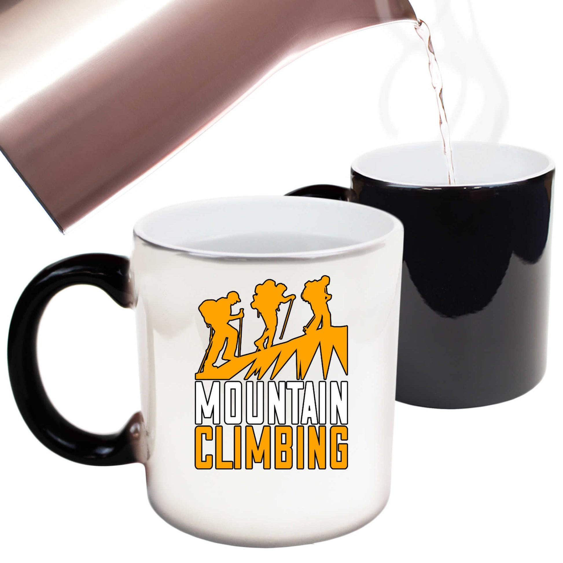 Mountain Climbing Hiking - Funny Colour Changing Mug