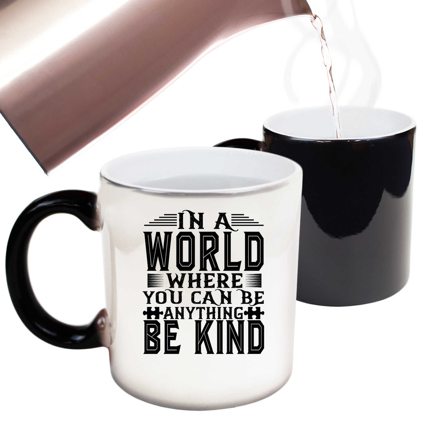 In A World Be Kind Autism - Funny Colour Changing Mug