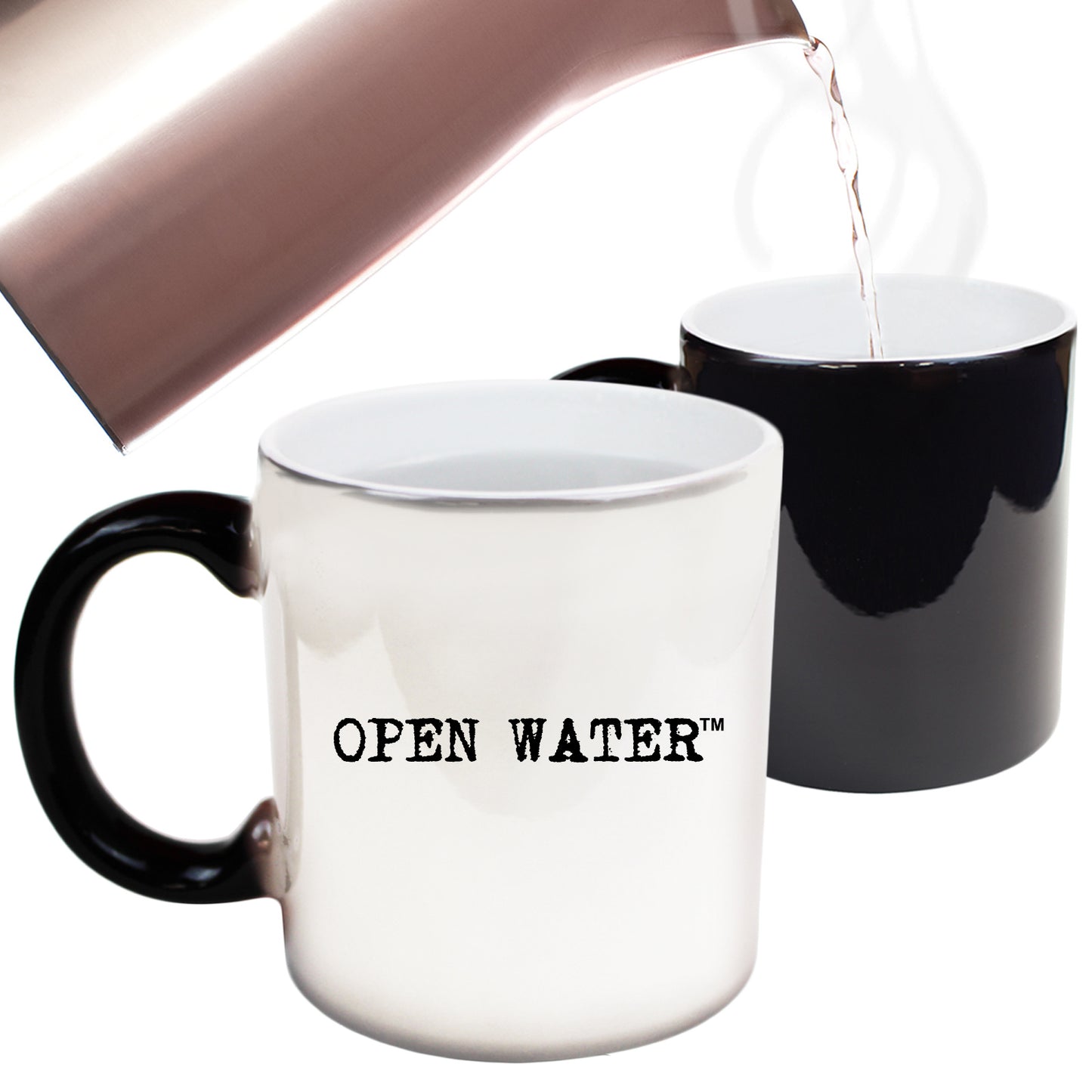 Open Water Yelllogo Scuba Diving Open Water - Funny Colour Changing Mug